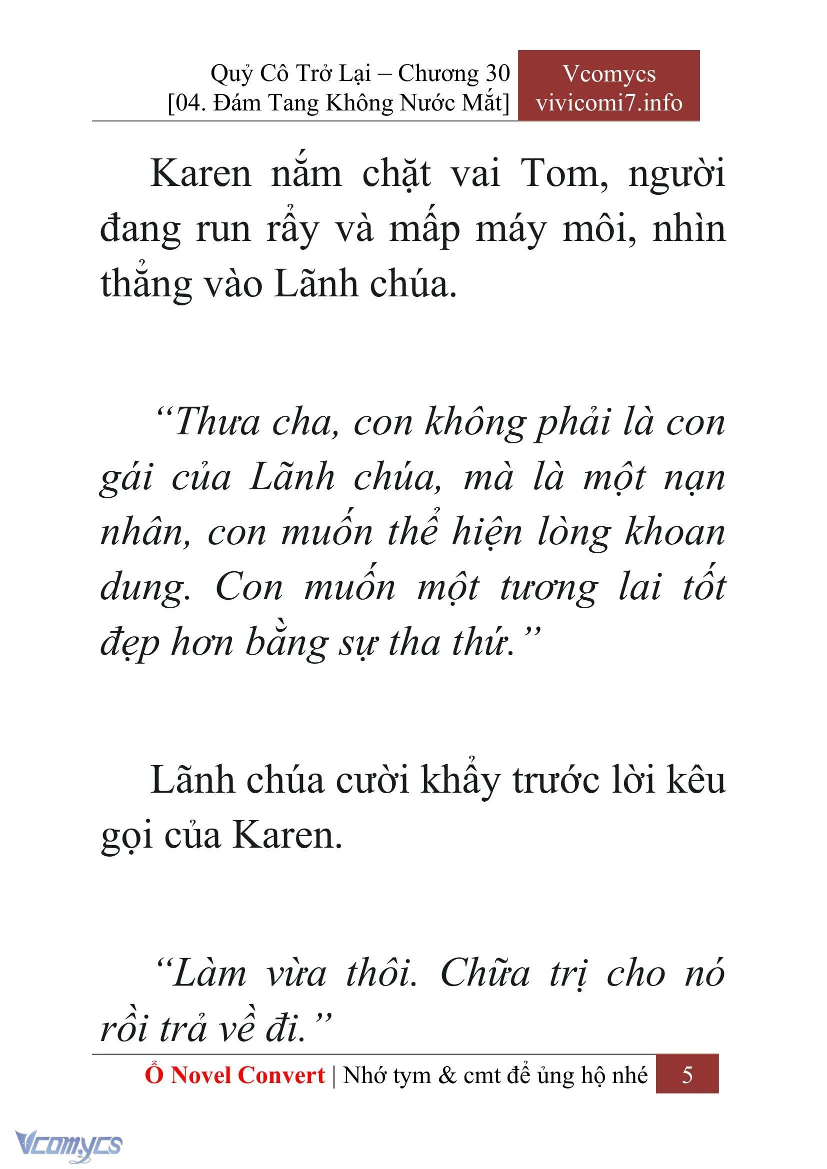 [Novel] Quý Cô Trở Lại Chapter  30 - 7