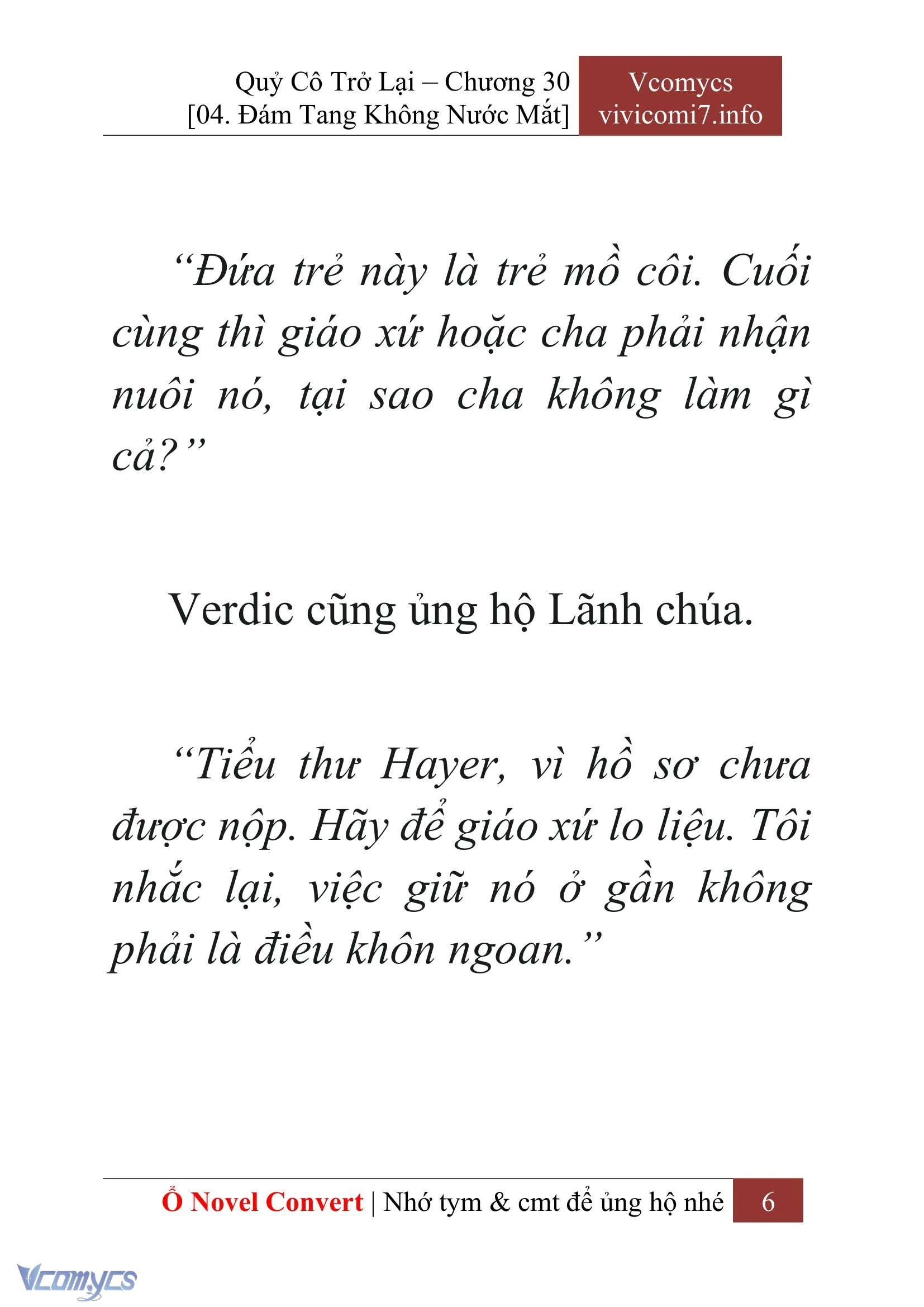 [Novel] Quý Cô Trở Lại Chapter  30 - 8