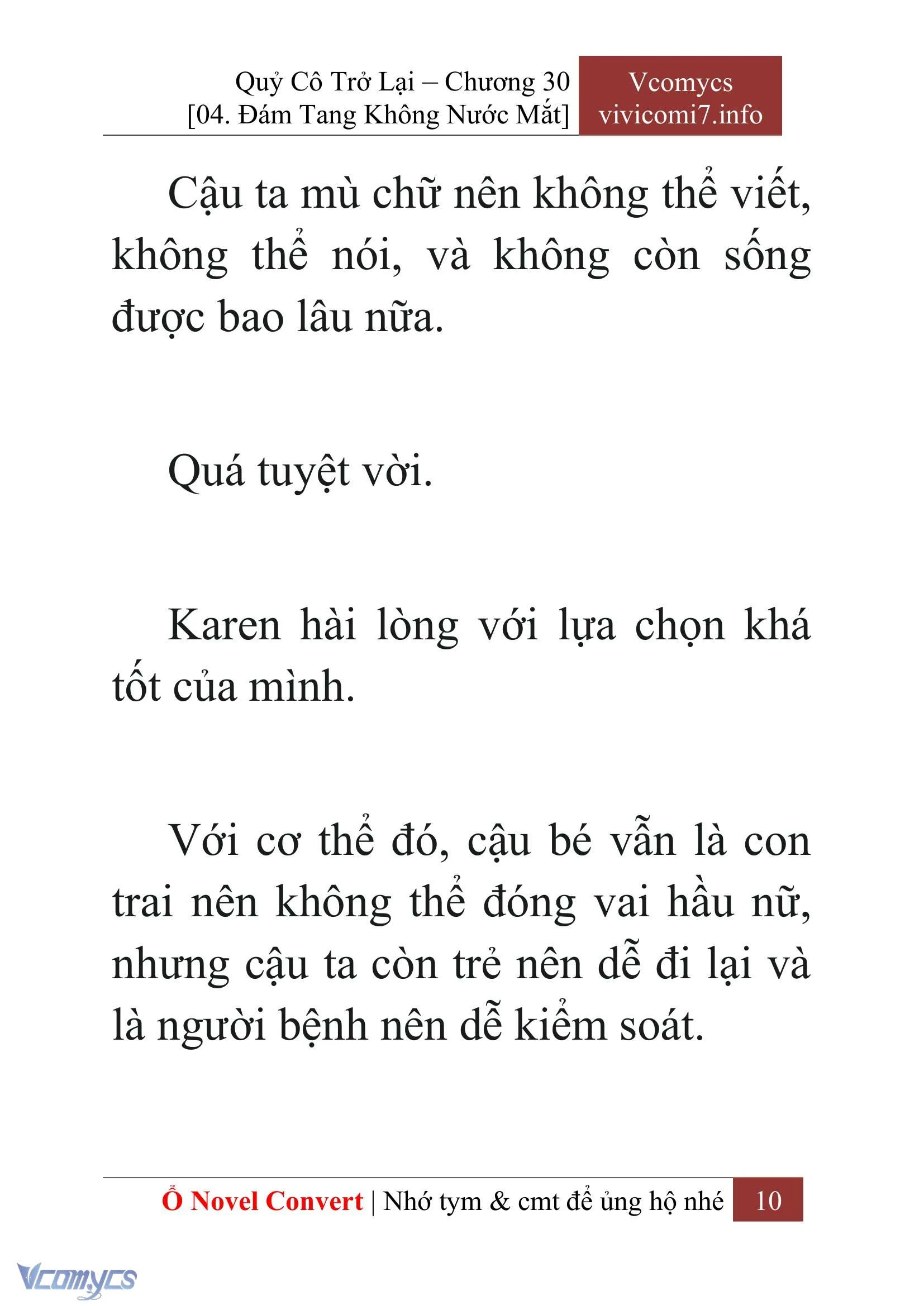 [Novel] Quý Cô Trở Lại Chapter  30 - 12