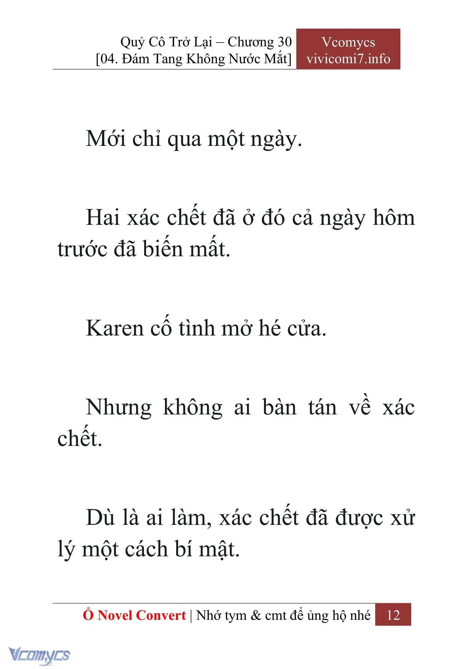 [Novel] Quý Cô Trở Lại Chapter  30 - 14