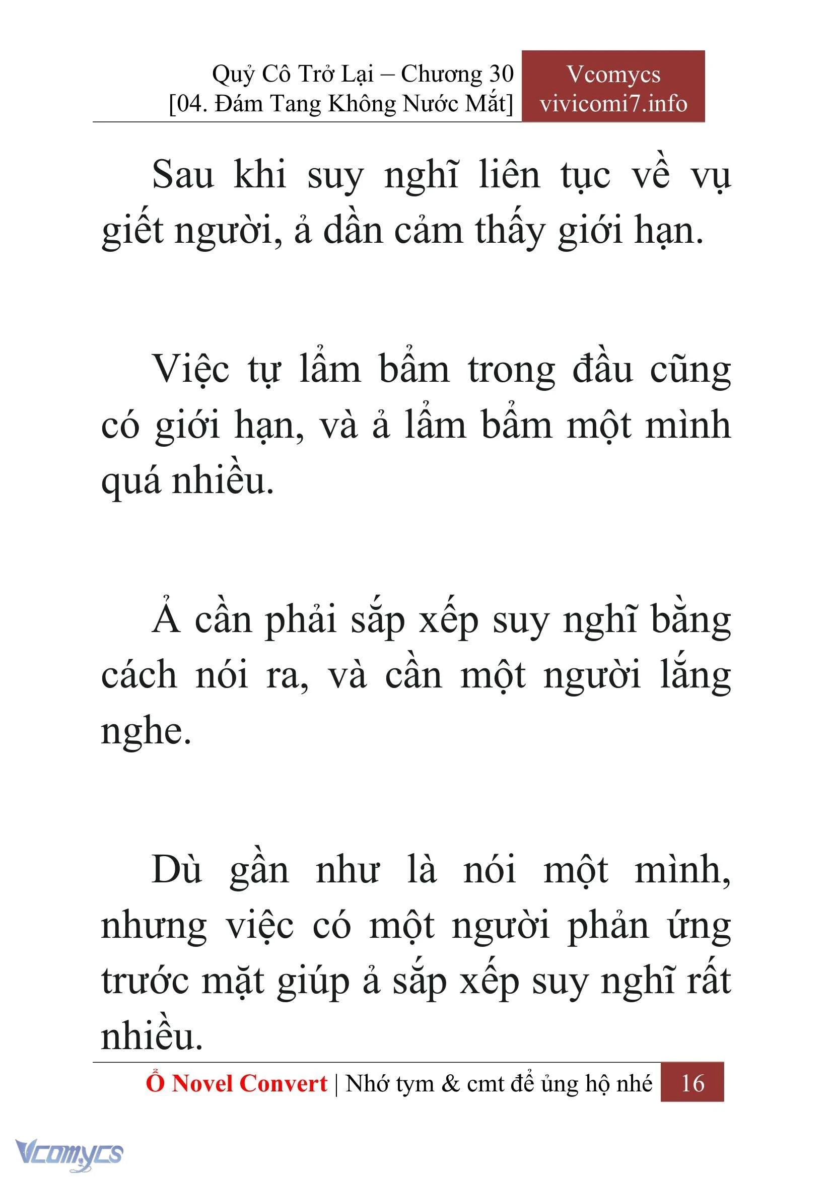 [Novel] Quý Cô Trở Lại Chapter  30 - 18