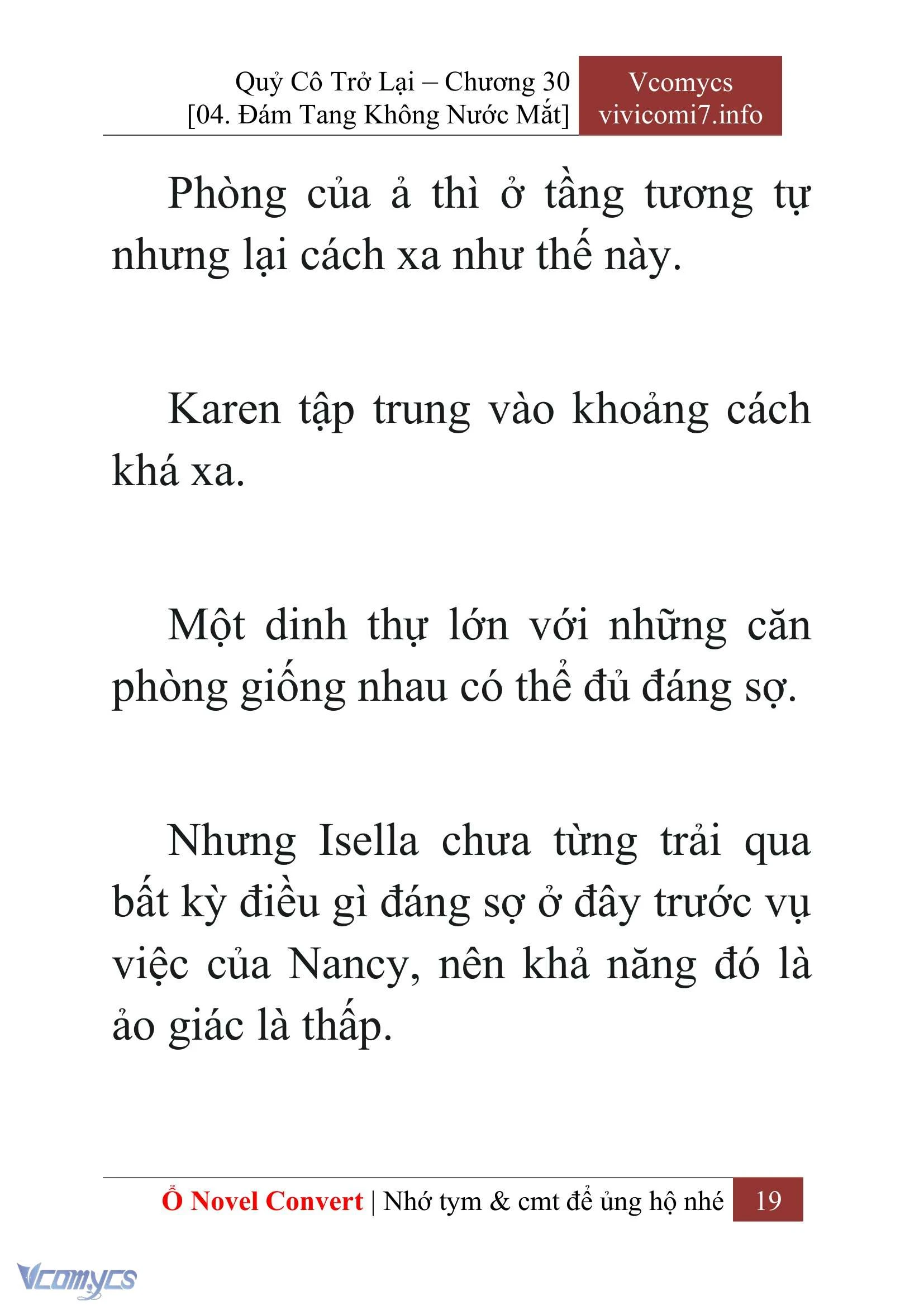 [Novel] Quý Cô Trở Lại Chapter  30 - 21