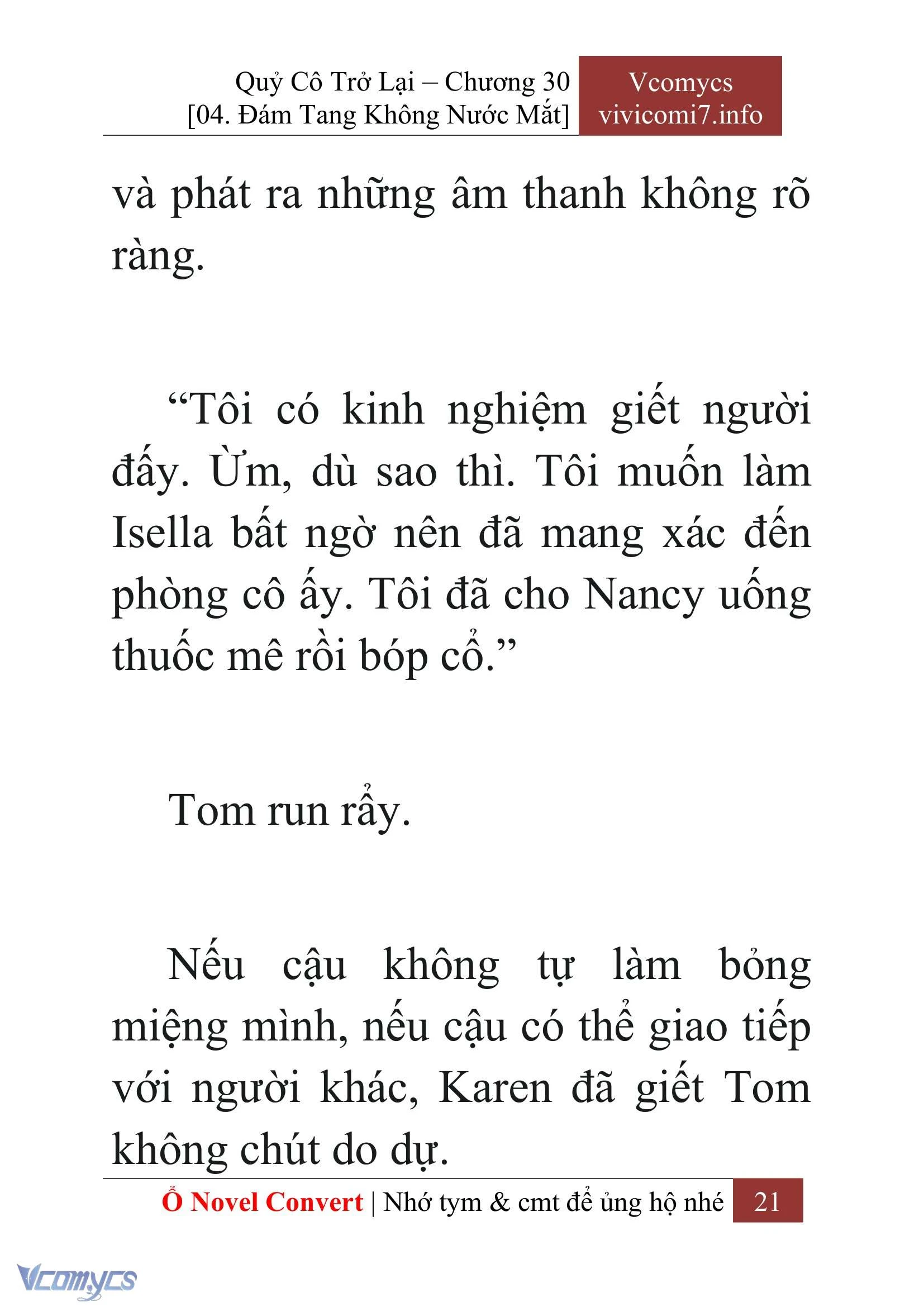 [Novel] Quý Cô Trở Lại Chapter  30 - 23