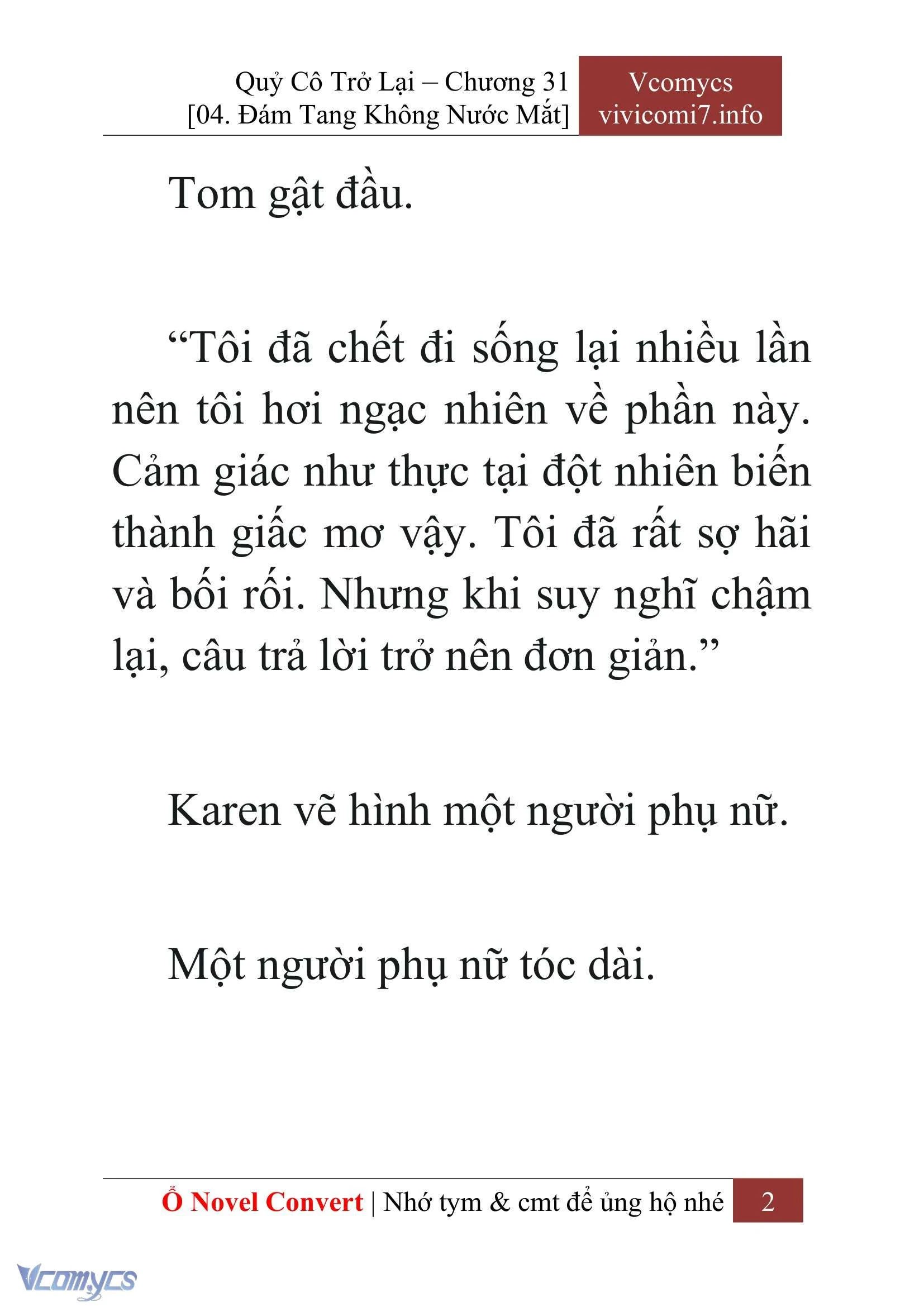 [Novel] Quý Cô Trở Lại Chapter  31 - 4