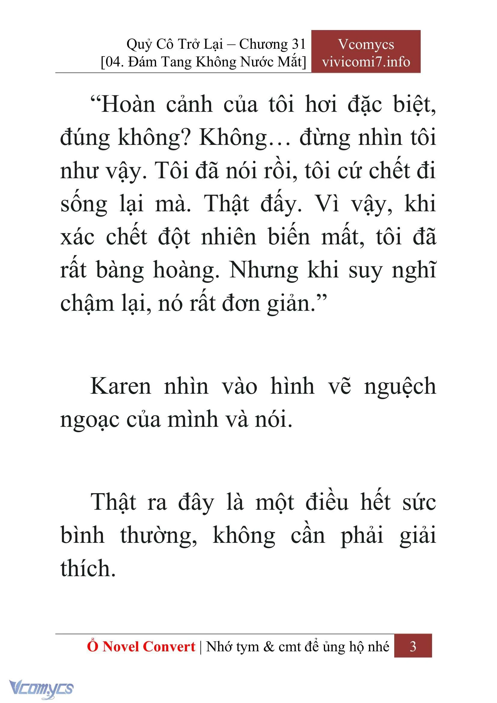 [Novel] Quý Cô Trở Lại Chapter  31 - 5