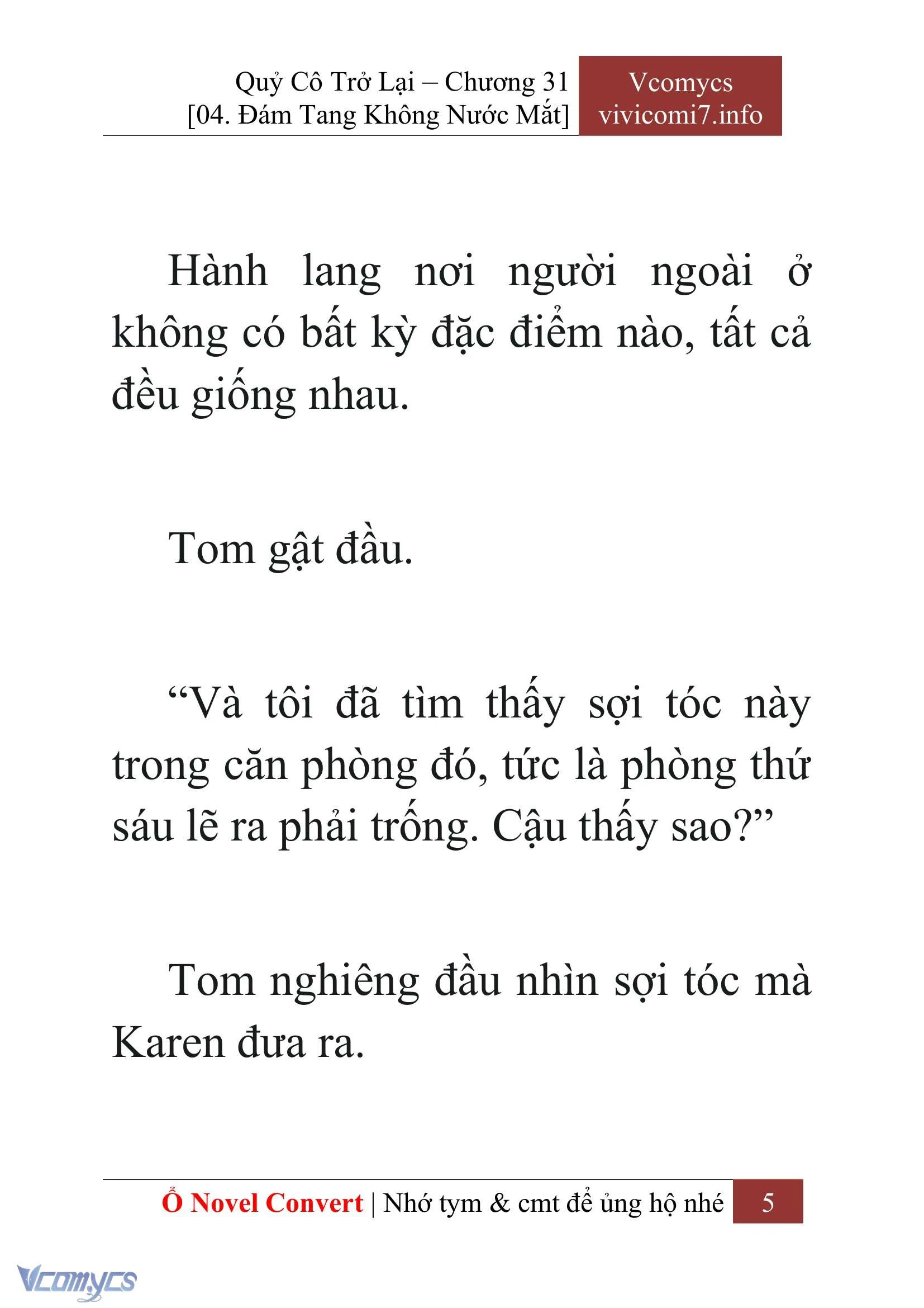 [Novel] Quý Cô Trở Lại Chapter  31 - 7