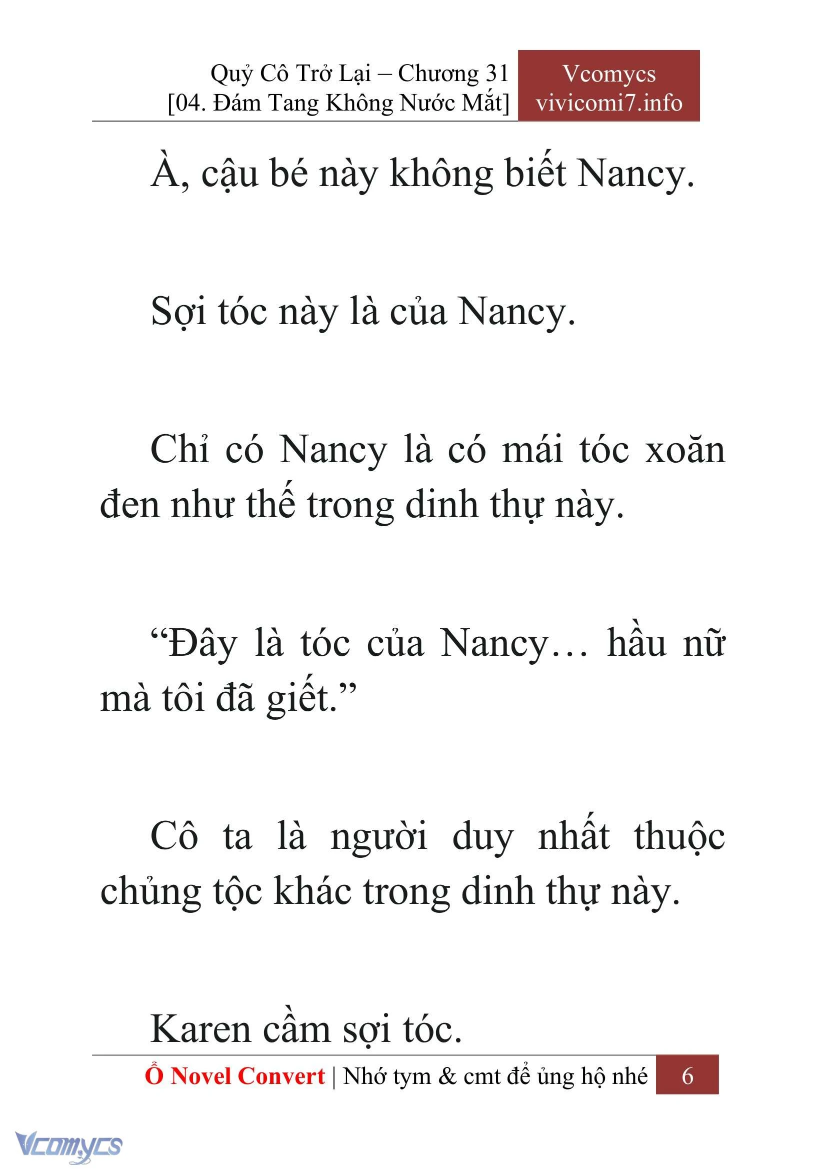 [Novel] Quý Cô Trở Lại Chapter  31 - 8