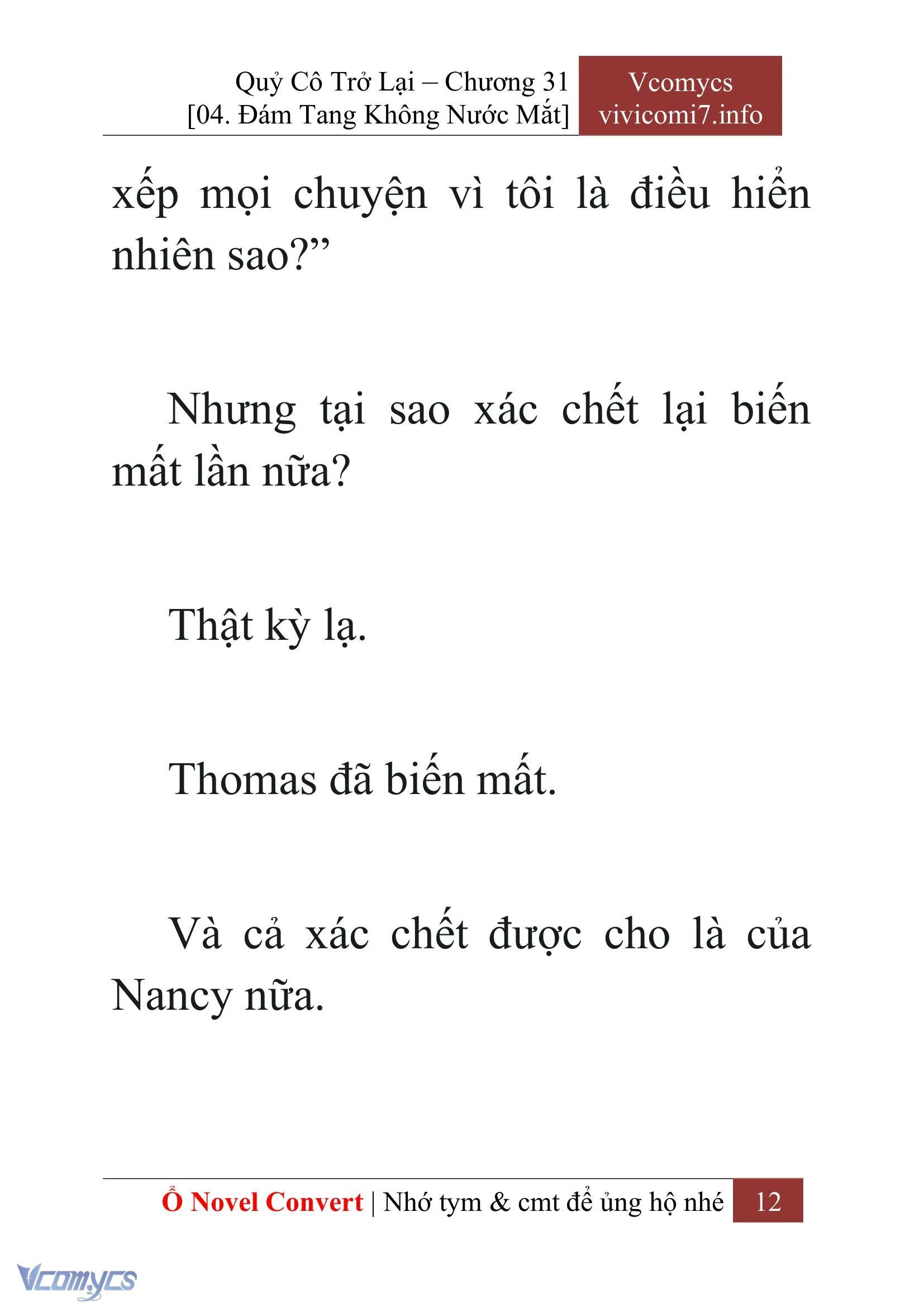 [Novel] Quý Cô Trở Lại Chapter  31 - 14