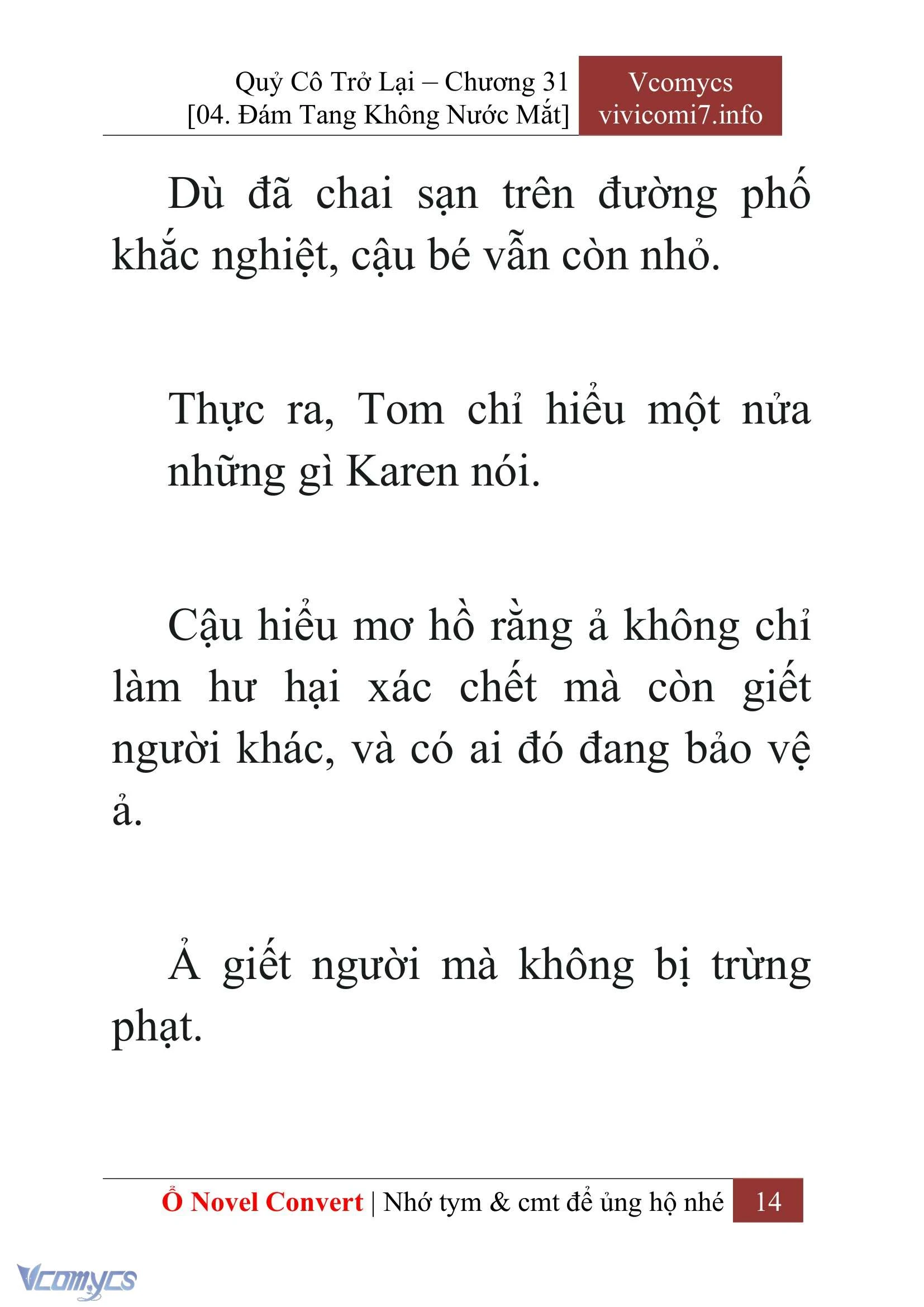 [Novel] Quý Cô Trở Lại Chapter  31 - 16