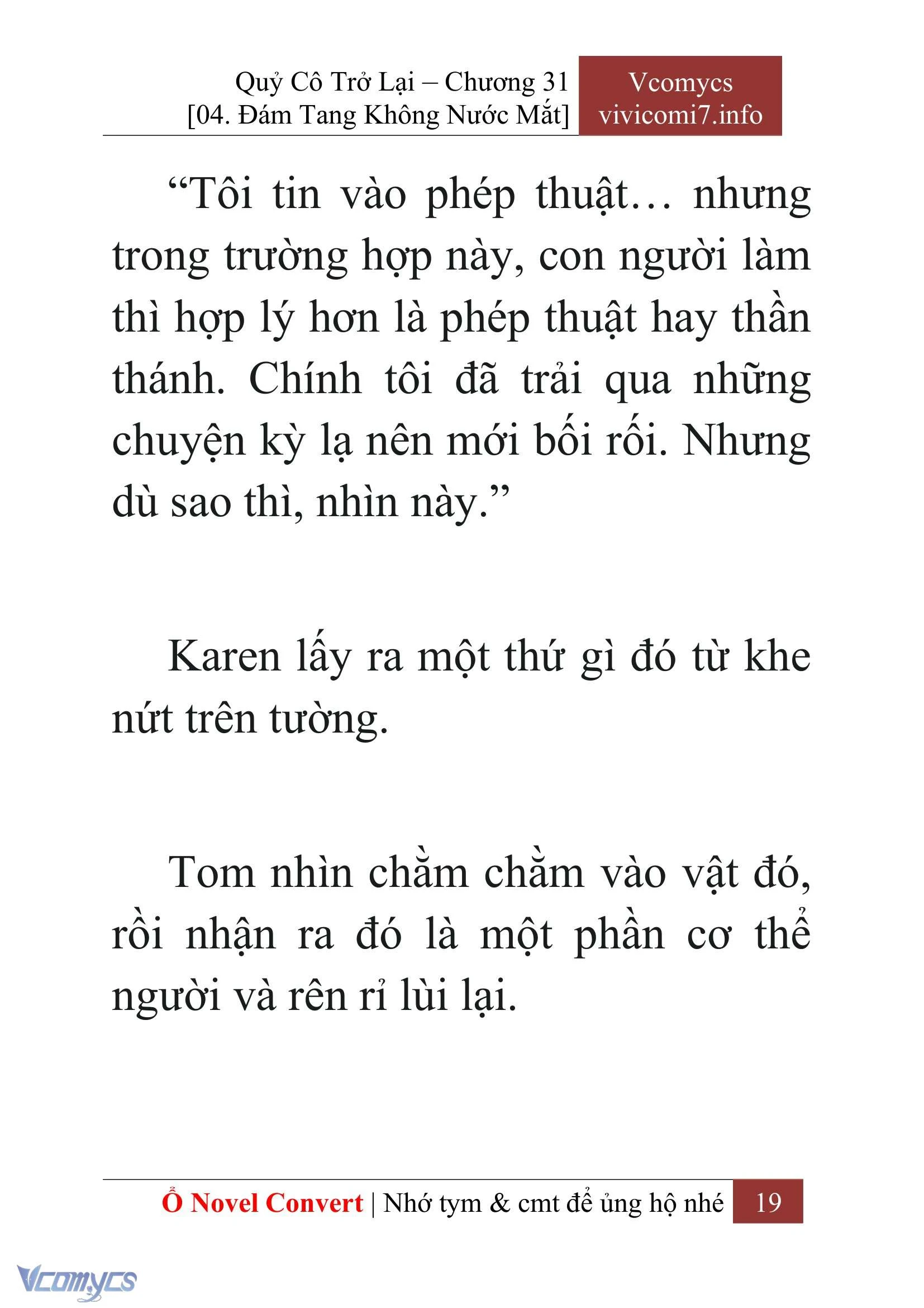 [Novel] Quý Cô Trở Lại Chapter  31 - 21