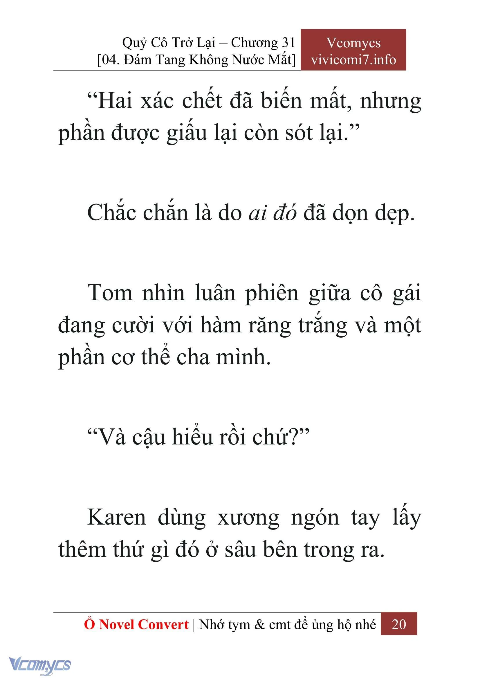 [Novel] Quý Cô Trở Lại Chapter  31 - 22