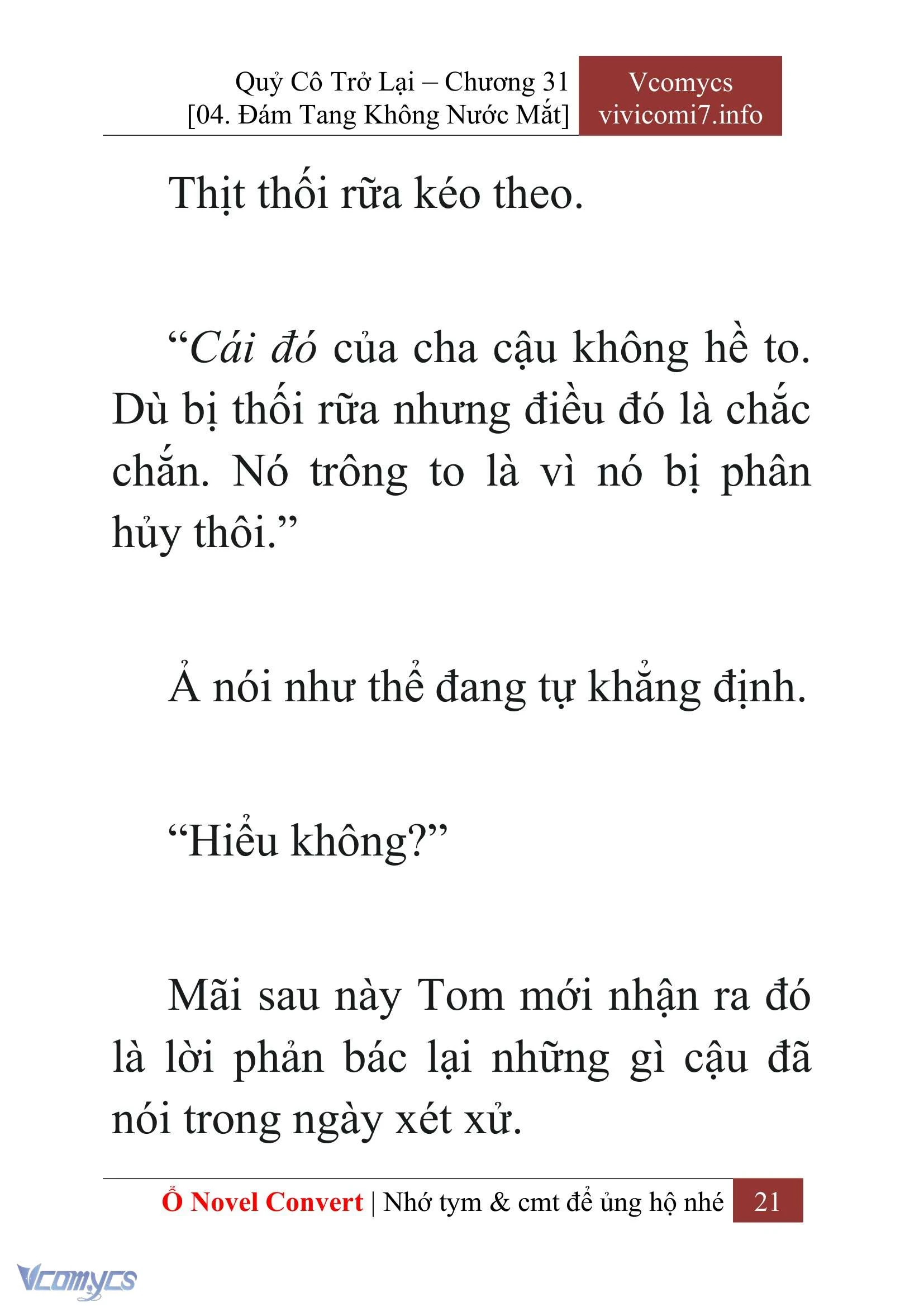 [Novel] Quý Cô Trở Lại Chapter  31 - 23