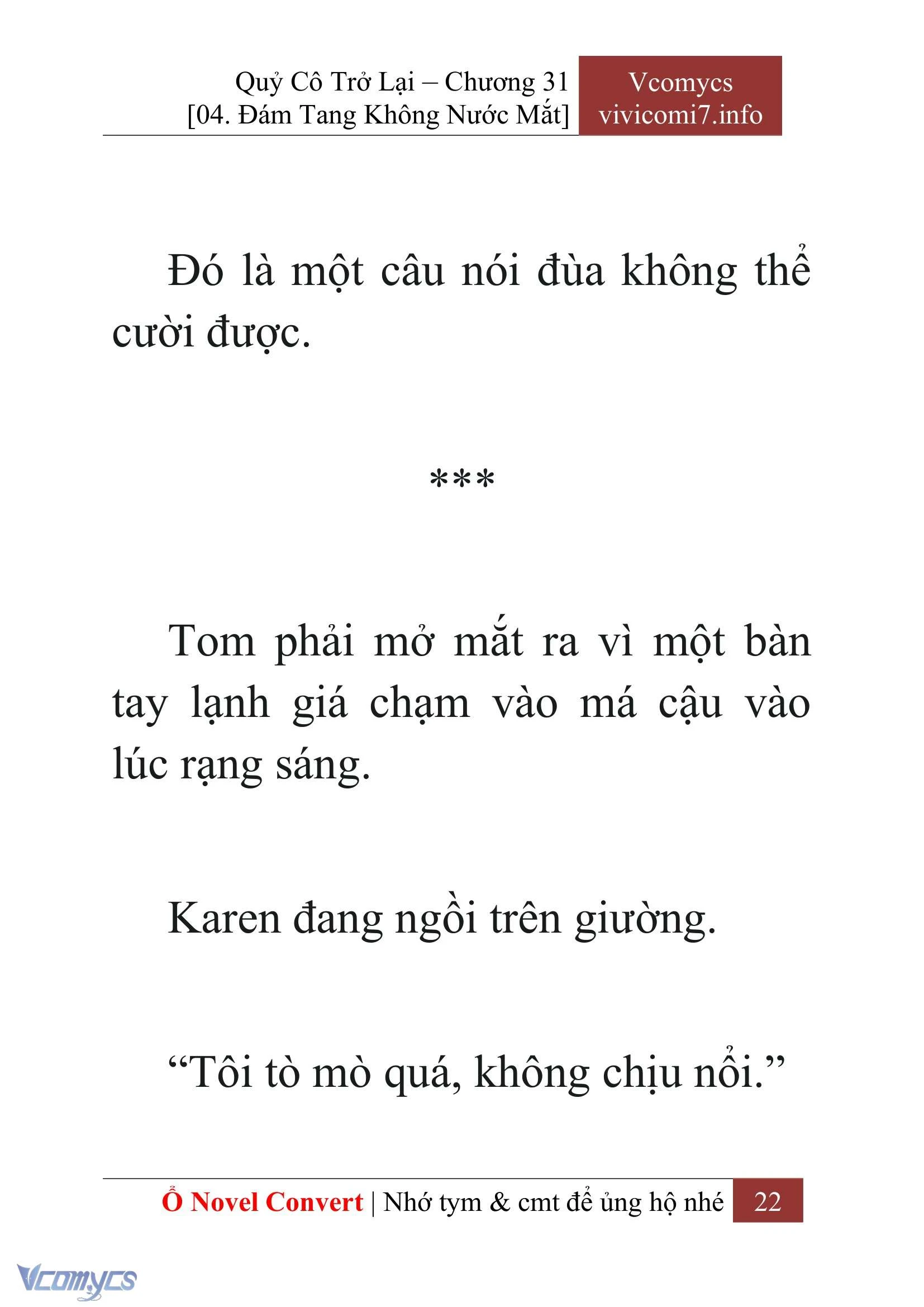 [Novel] Quý Cô Trở Lại Chapter  31 - 24