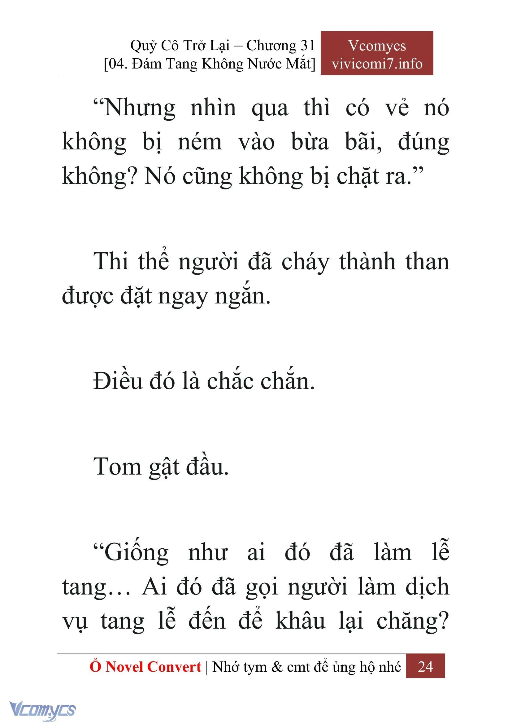 [Novel] Quý Cô Trở Lại Chapter  31 - 26