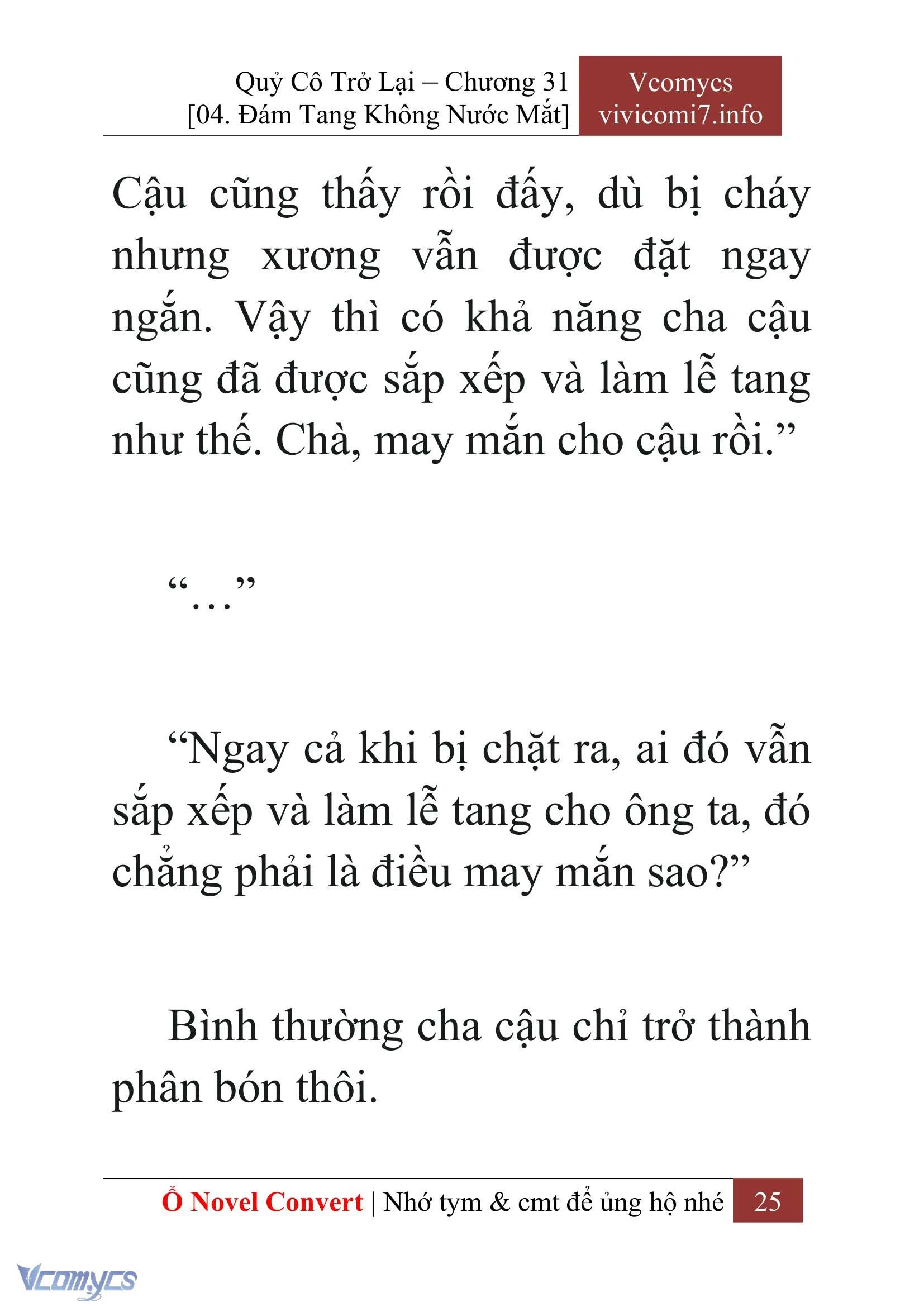 [Novel] Quý Cô Trở Lại Chapter  31 - 27