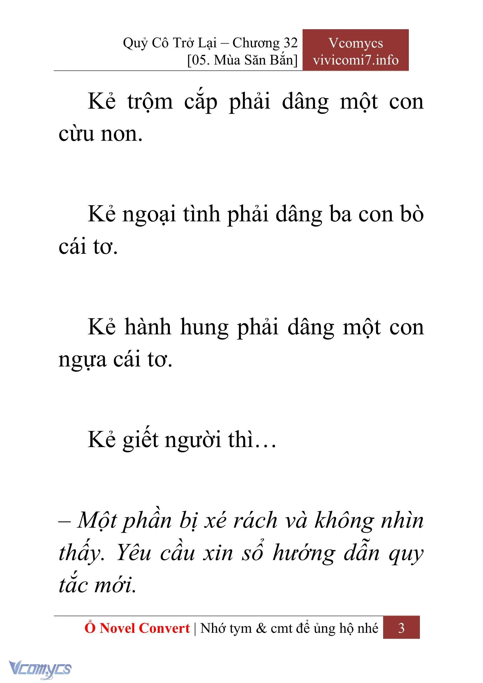 [Novel] Quý Cô Trở Lại Chapter  32 - 5