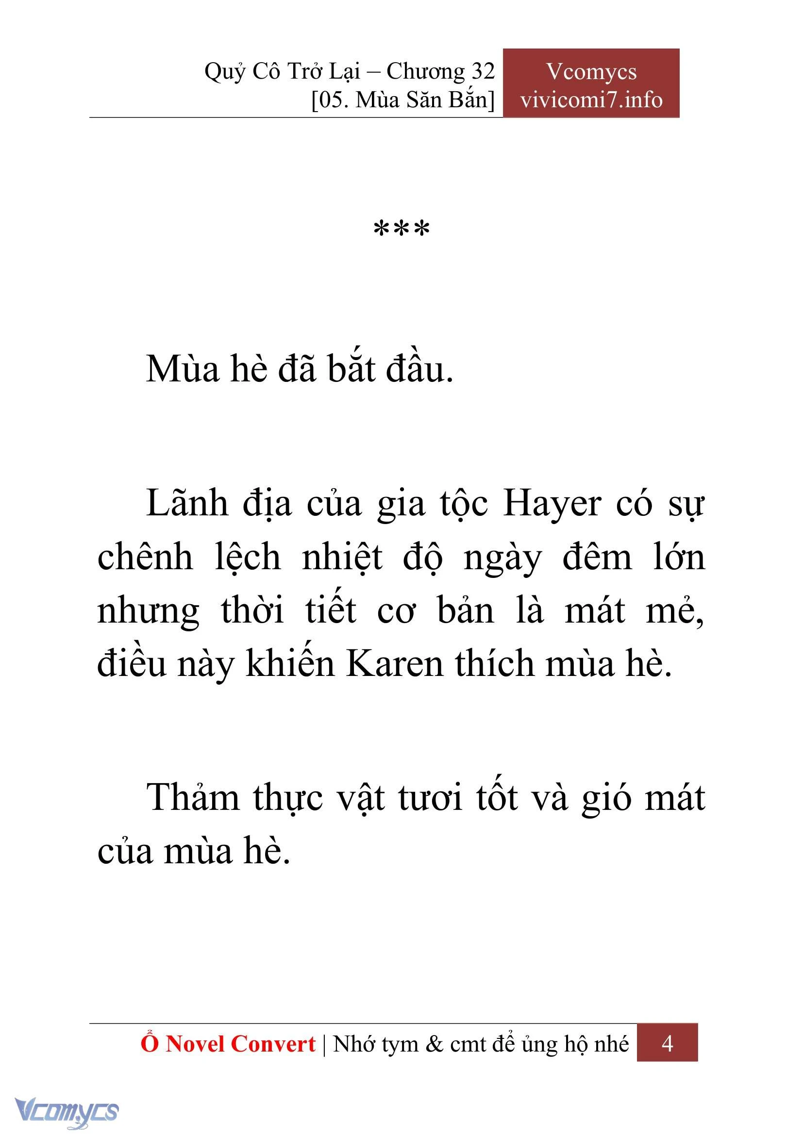 [Novel] Quý Cô Trở Lại Chapter  32 - 6