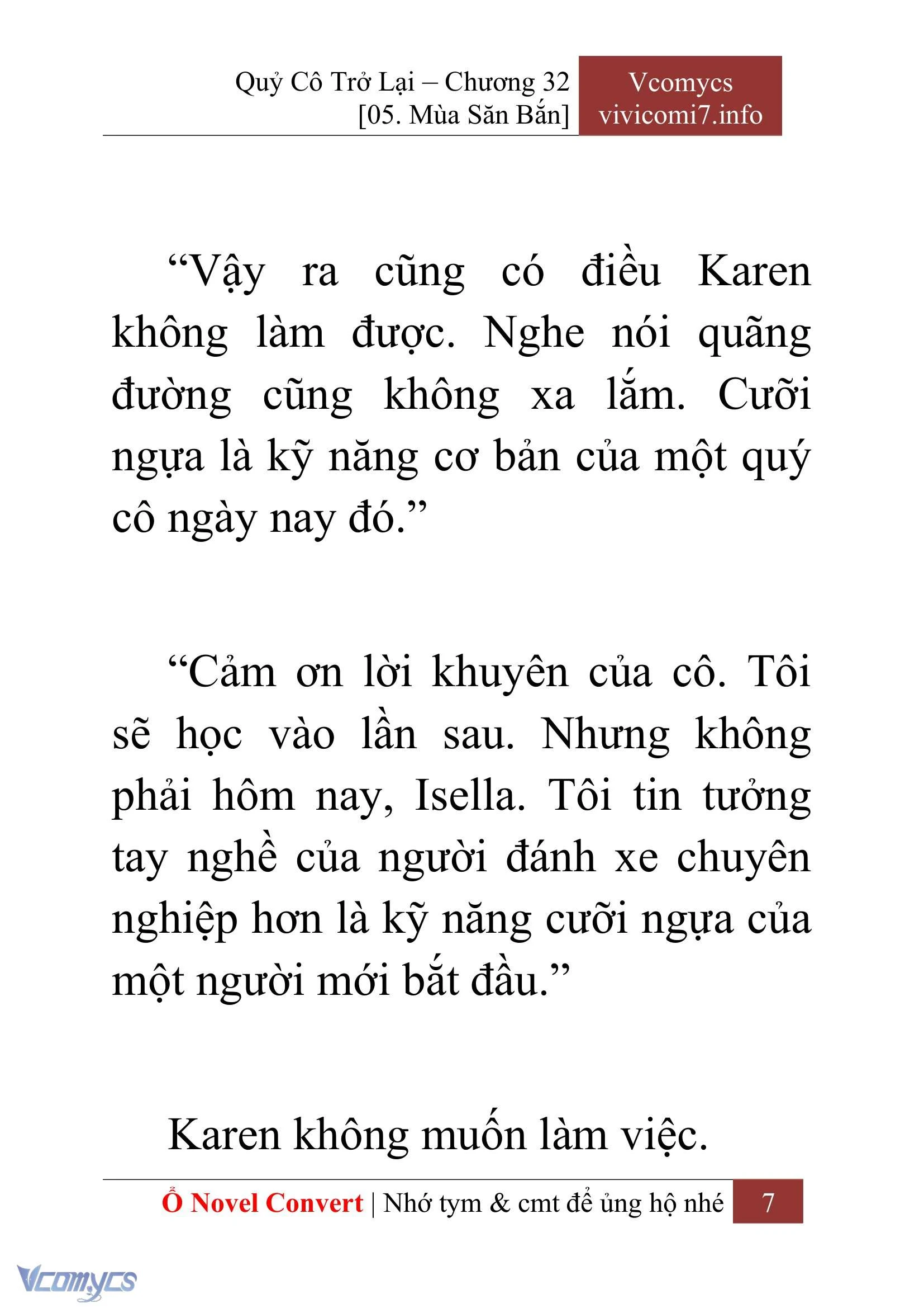 [Novel] Quý Cô Trở Lại Chapter  32 - 9