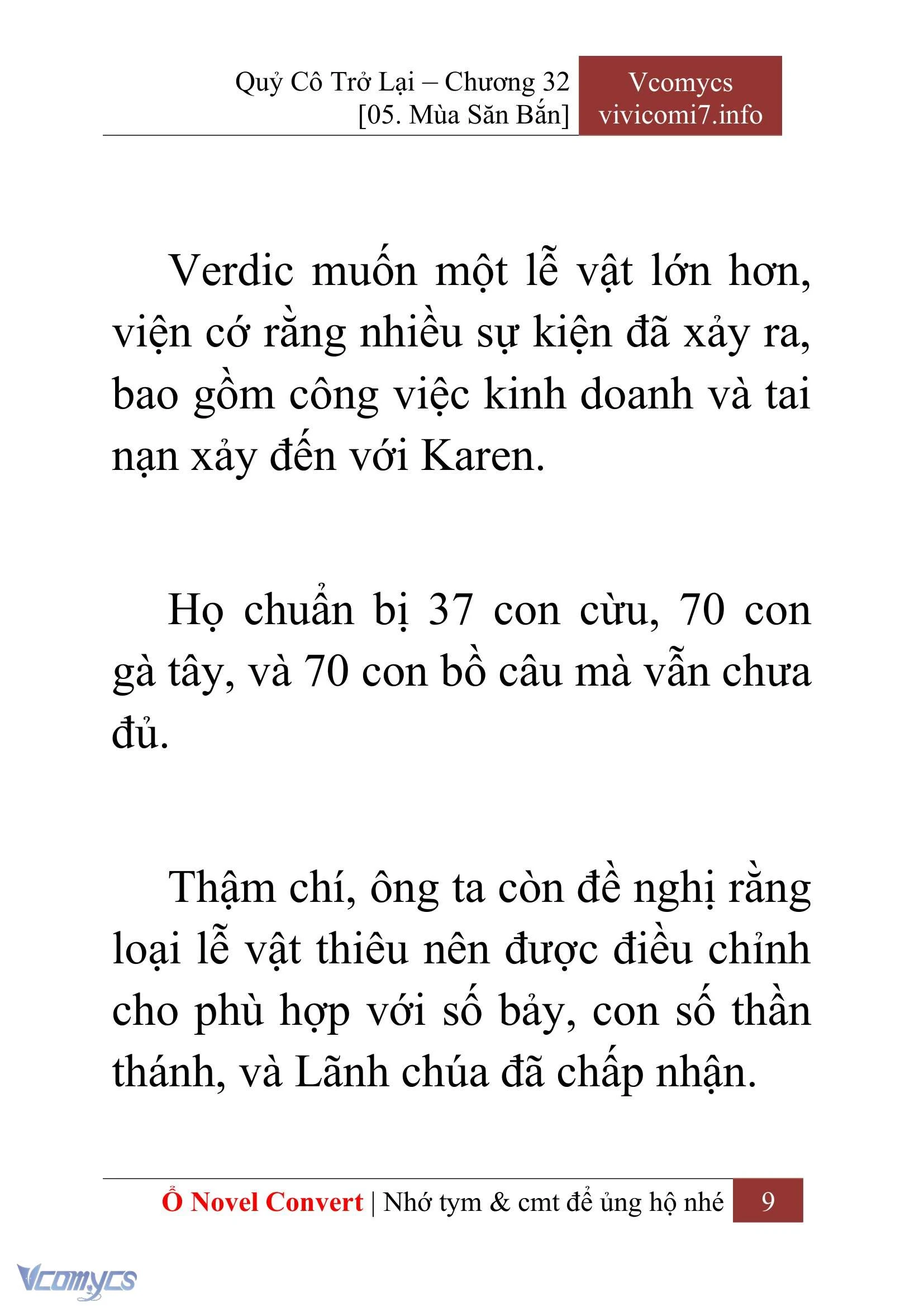 [Novel] Quý Cô Trở Lại Chapter  32 - 11