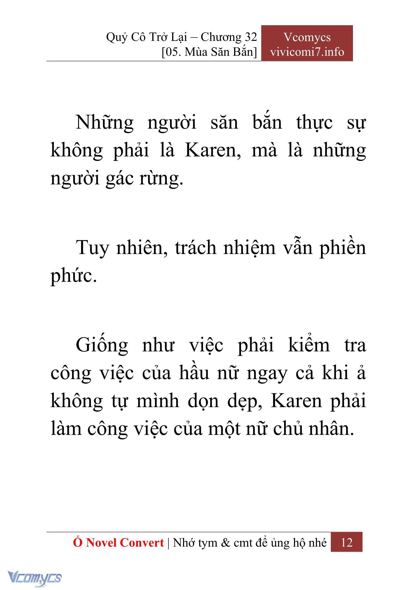[Novel] Quý Cô Trở Lại Chapter  32 - 14