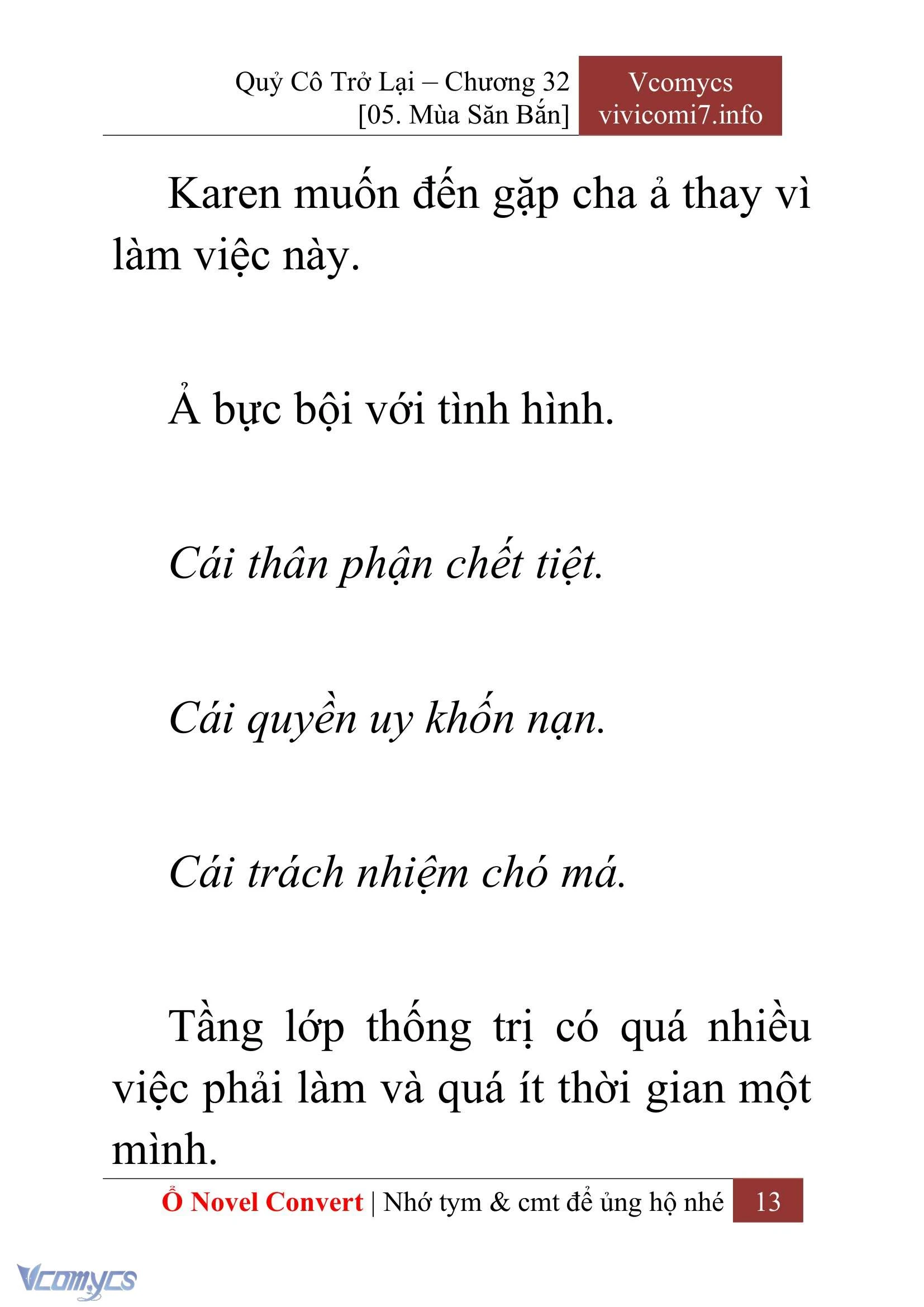 [Novel] Quý Cô Trở Lại Chapter  32 - 15