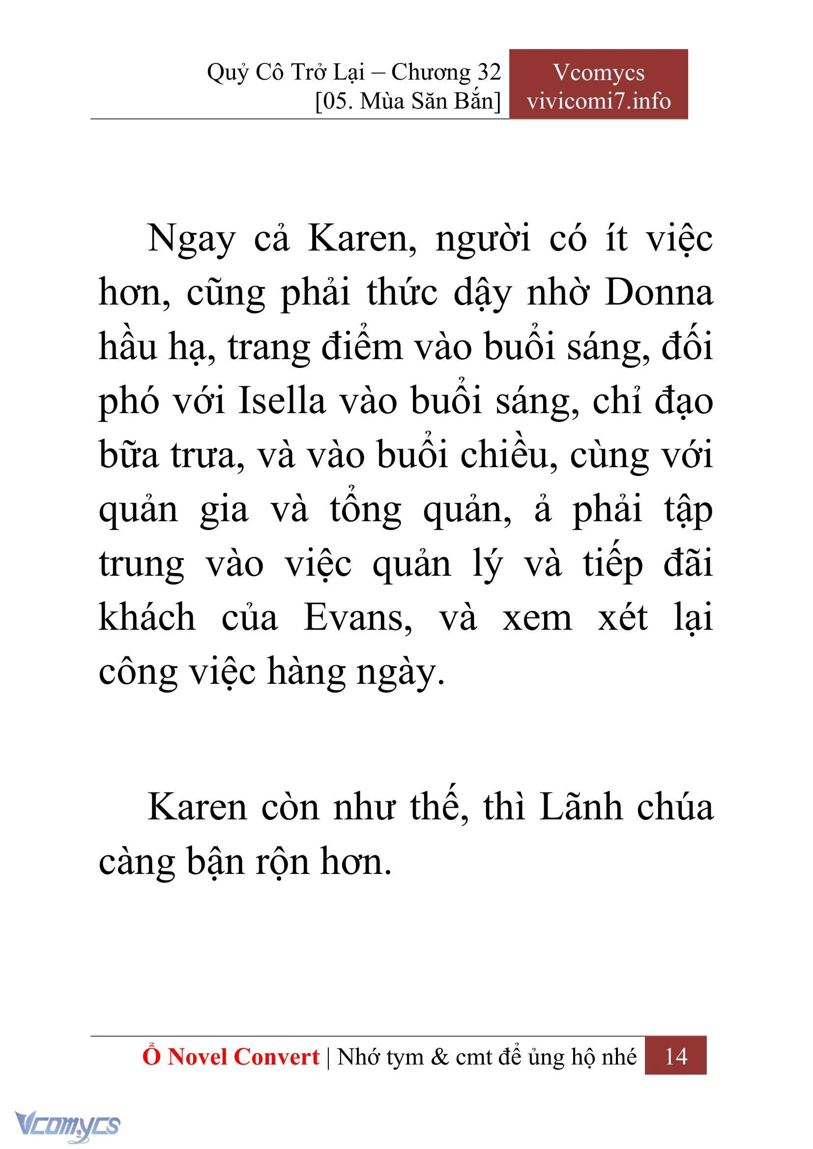 [Novel] Quý Cô Trở Lại Chapter  32 - 16