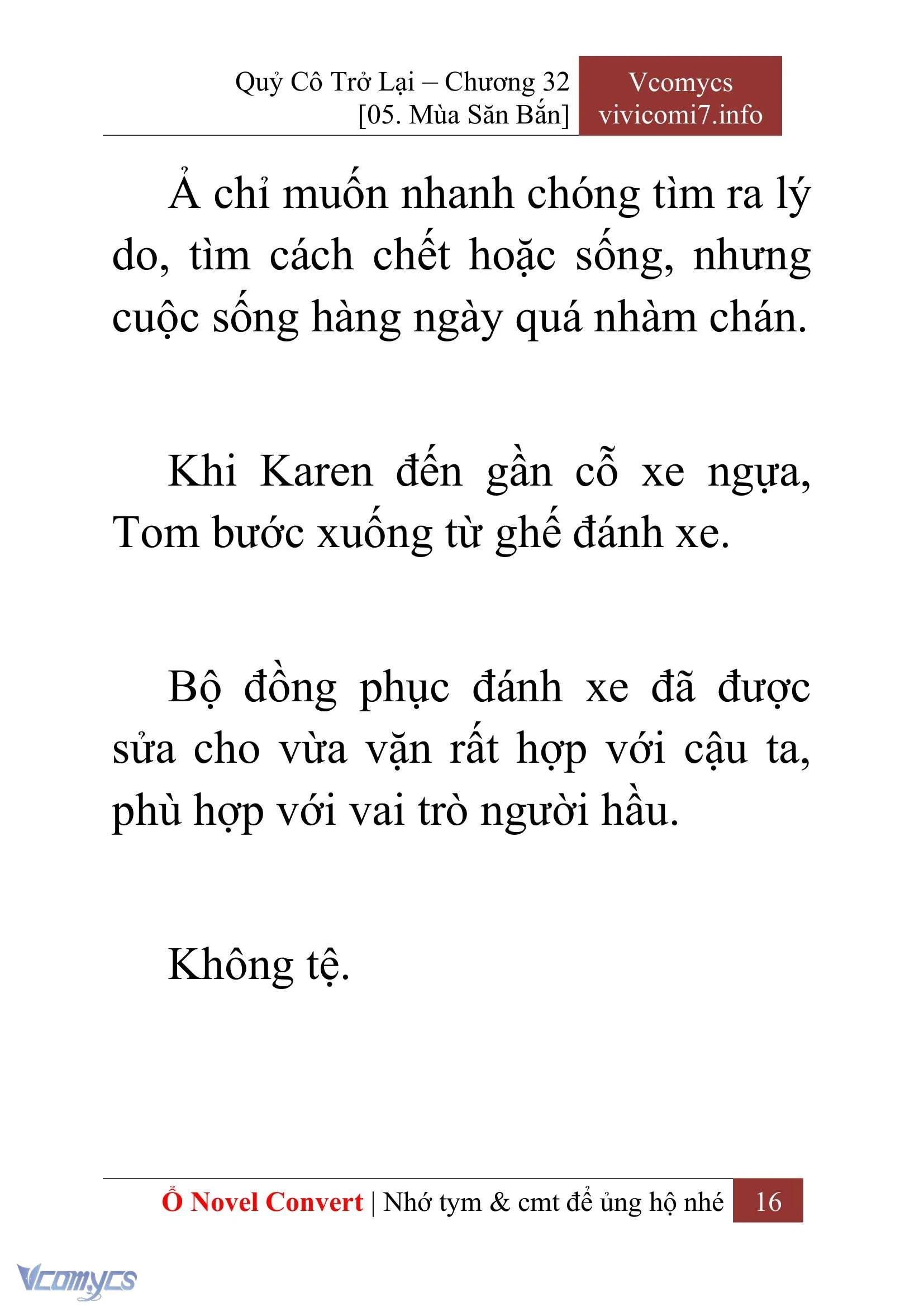 [Novel] Quý Cô Trở Lại Chapter  32 - 18