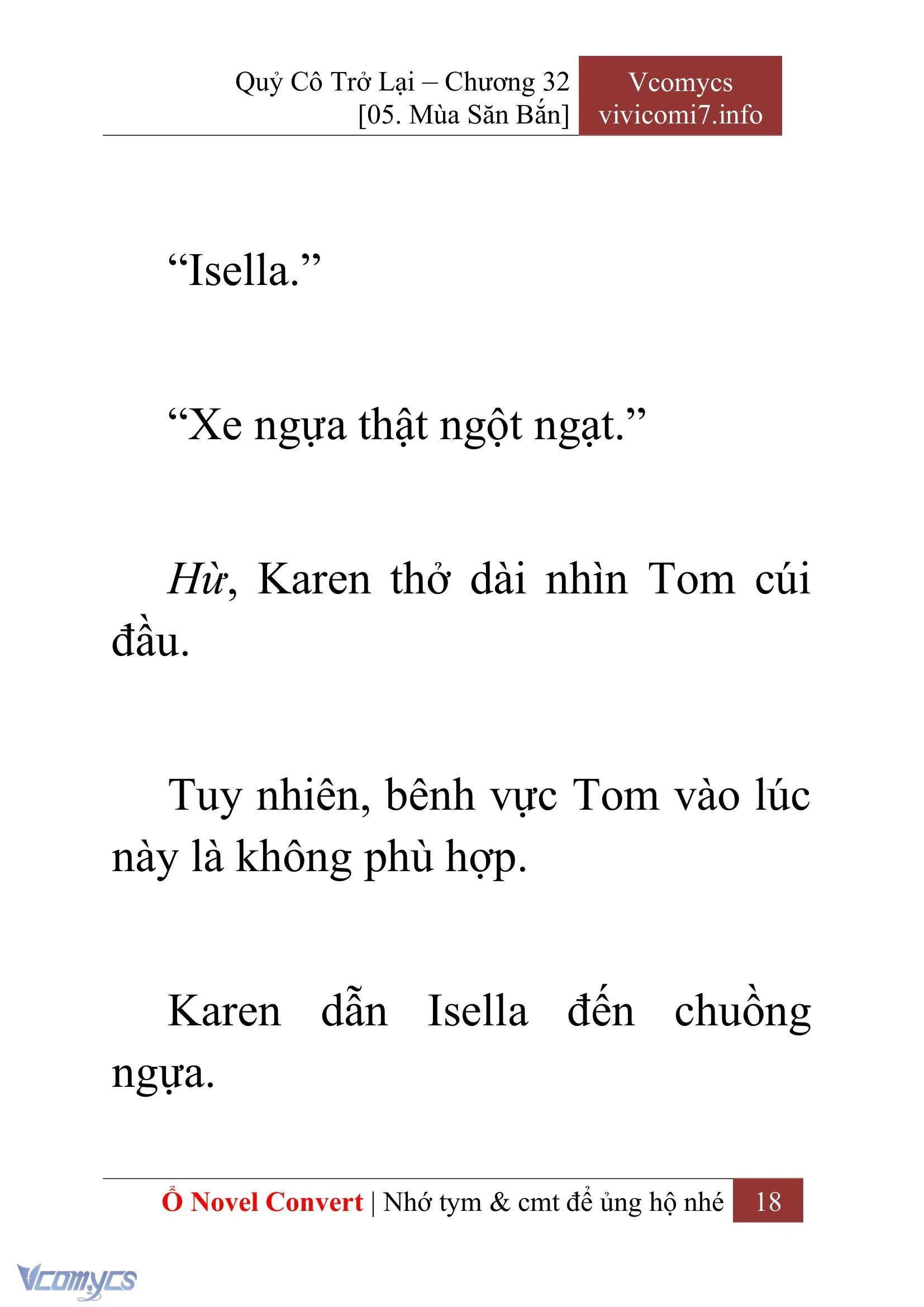 [Novel] Quý Cô Trở Lại Chapter  32 - 20