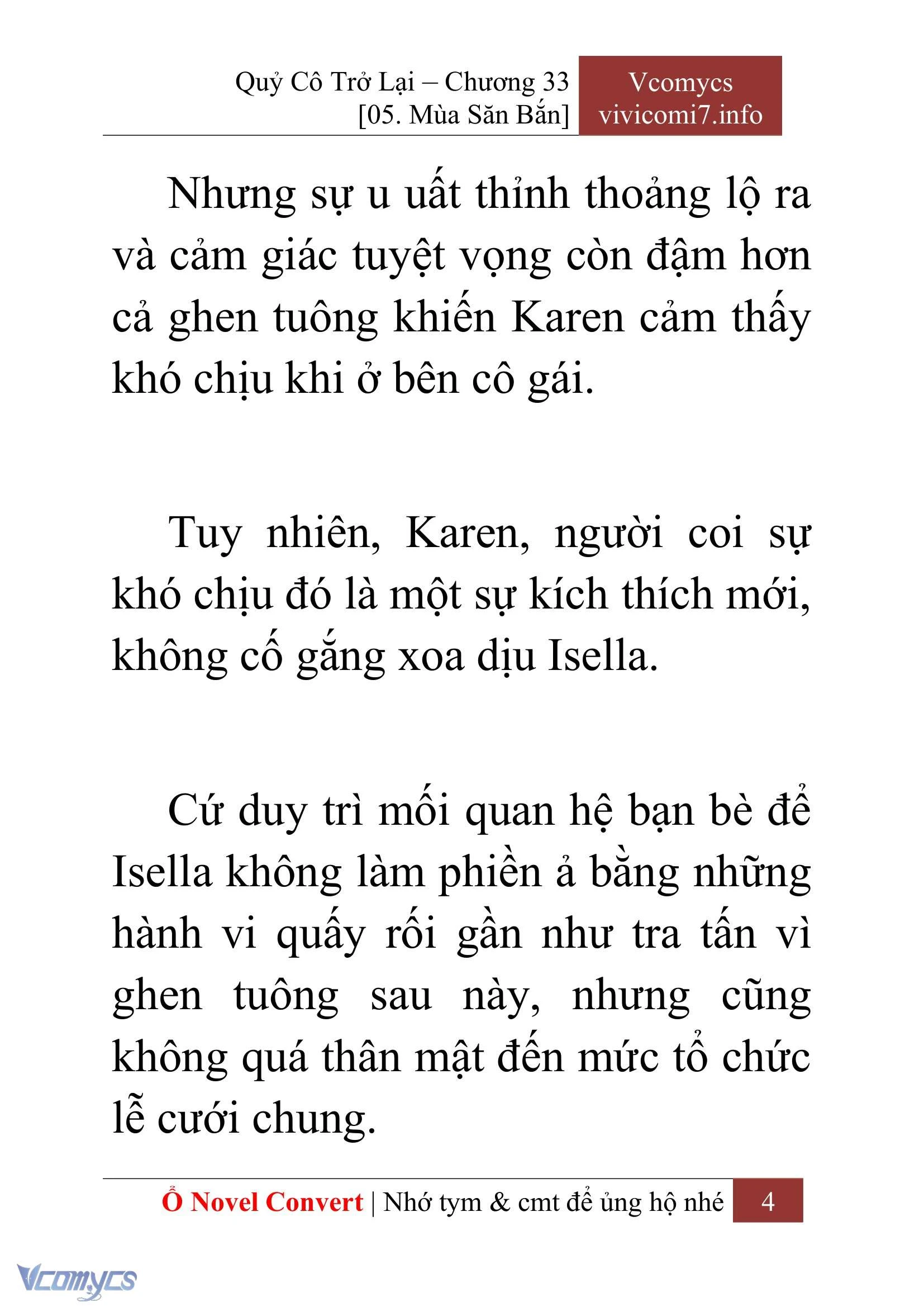 [Novel] Quý Cô Trở Lại Chapter  33 - 6