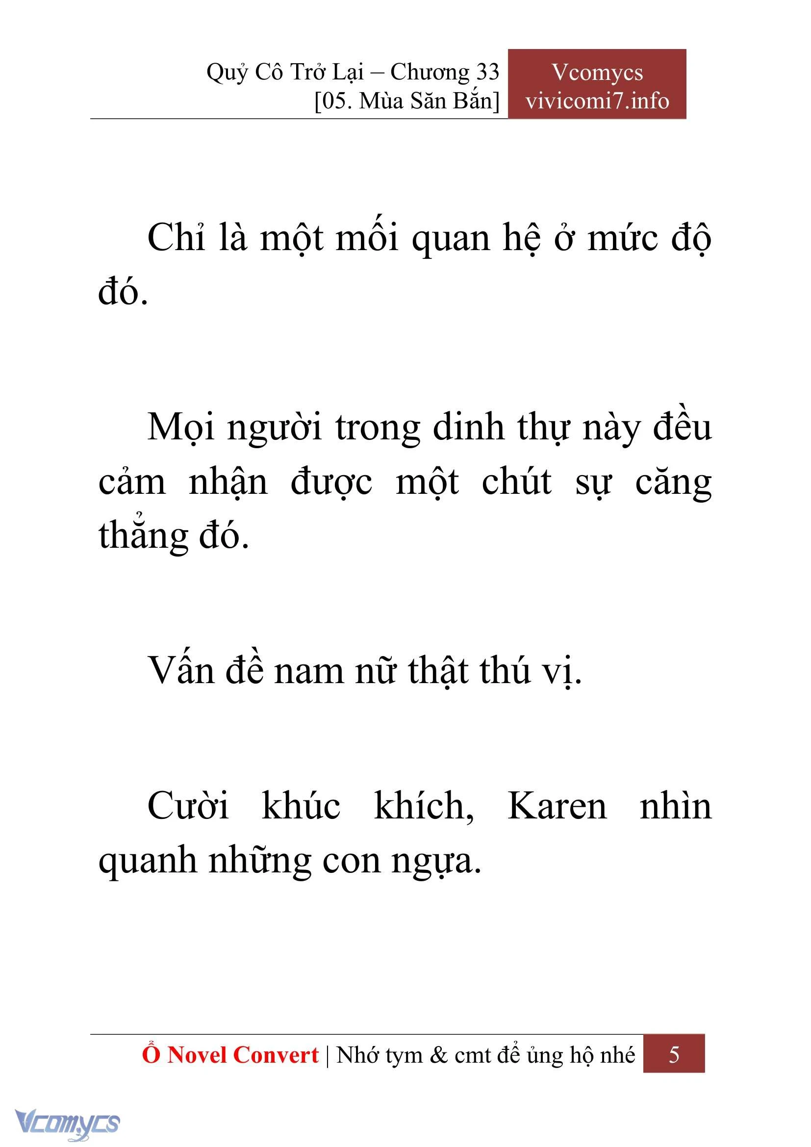 [Novel] Quý Cô Trở Lại Chapter  33 - 7