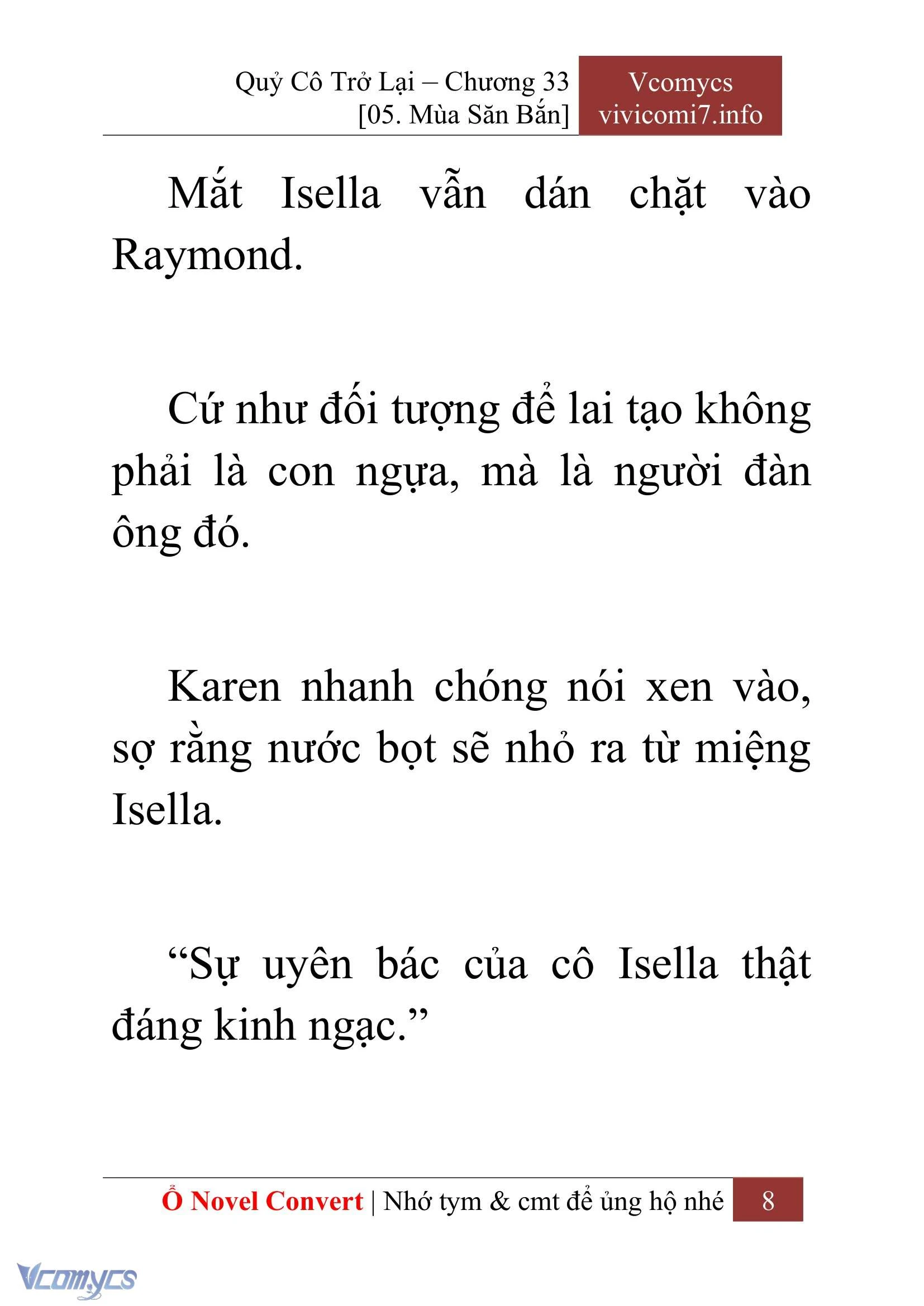 [Novel] Quý Cô Trở Lại Chapter  33 - 10