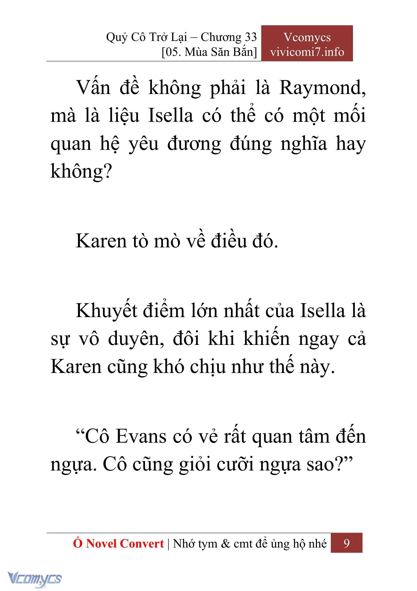 [Novel] Quý Cô Trở Lại Chapter  33 - 11
