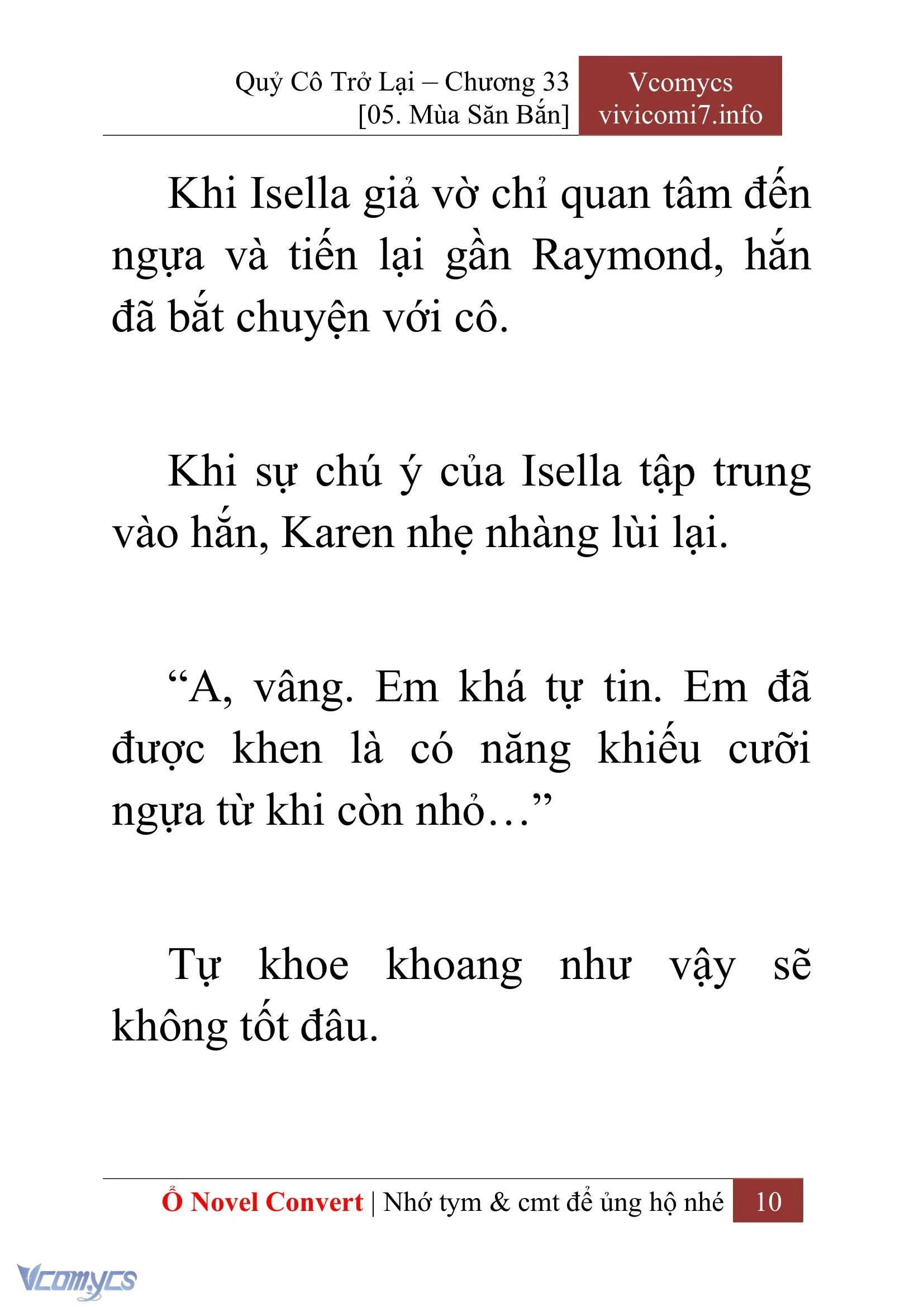 [Novel] Quý Cô Trở Lại Chapter  33 - 12