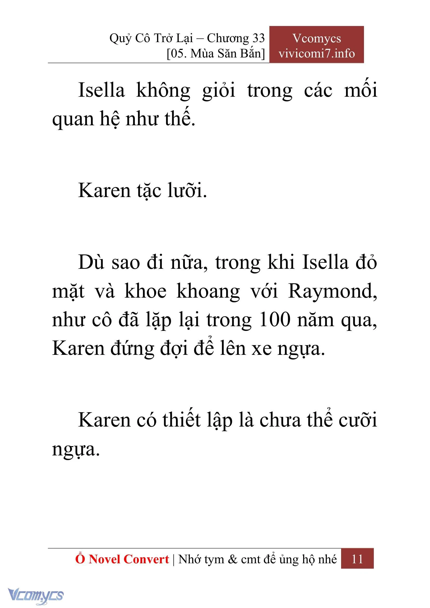 [Novel] Quý Cô Trở Lại Chapter  33 - 13
