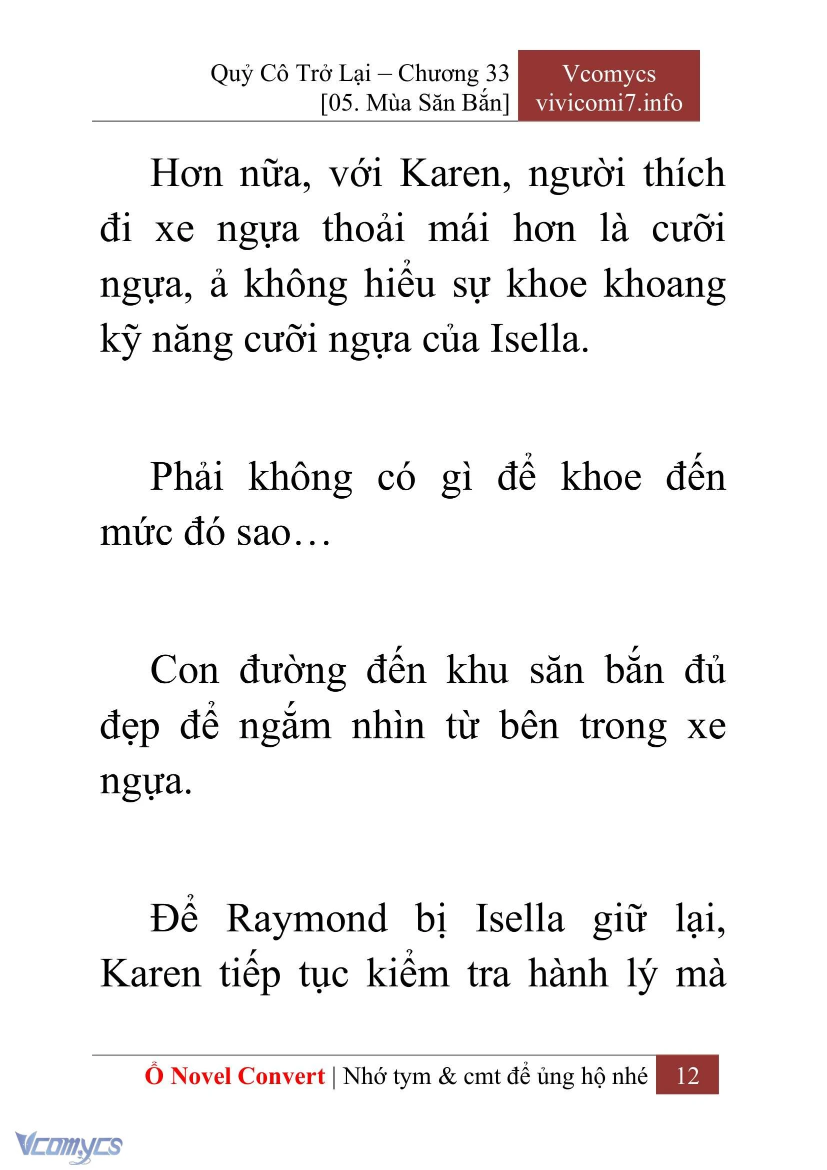 [Novel] Quý Cô Trở Lại Chapter  33 - 14