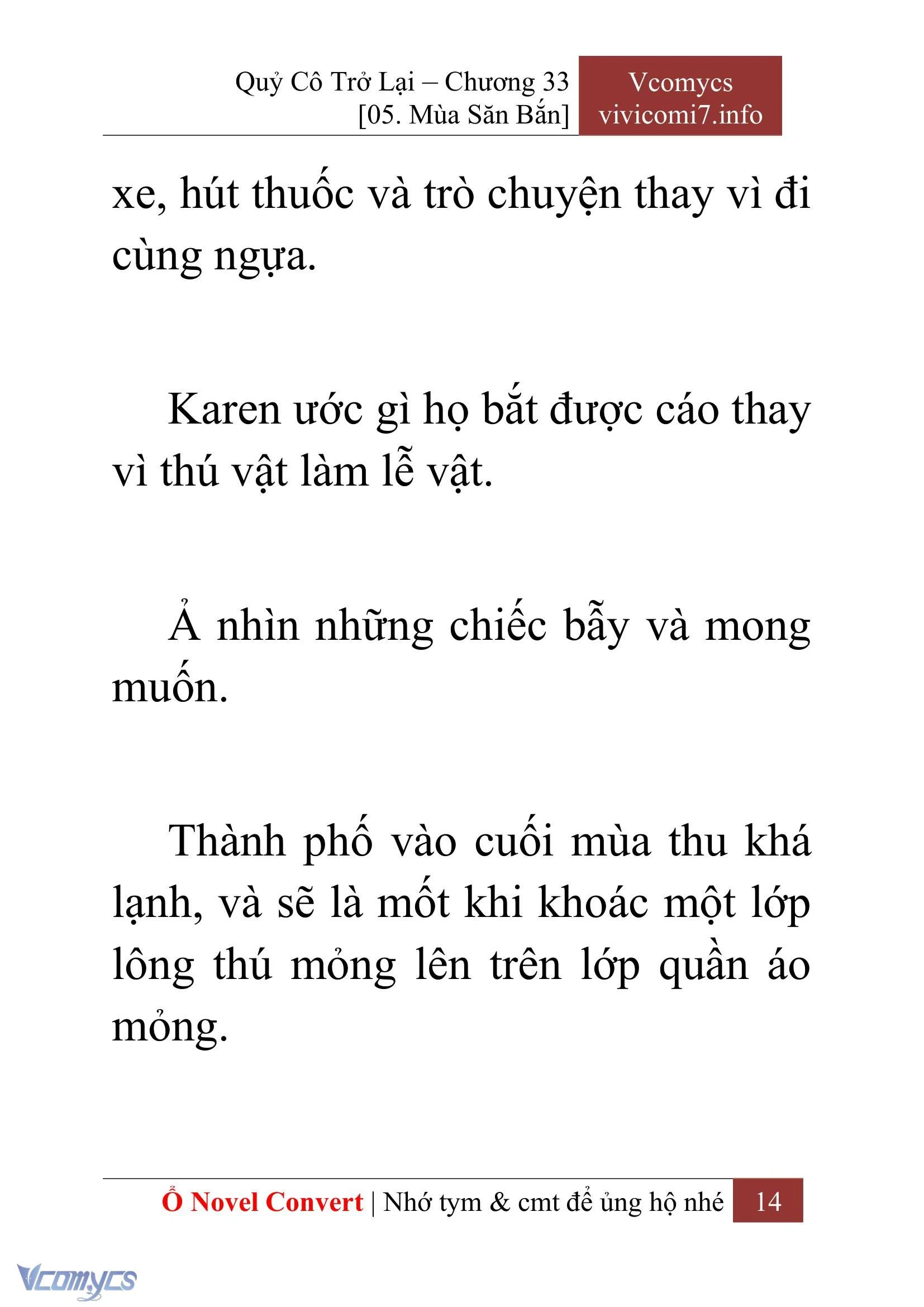 [Novel] Quý Cô Trở Lại Chapter  33 - 16