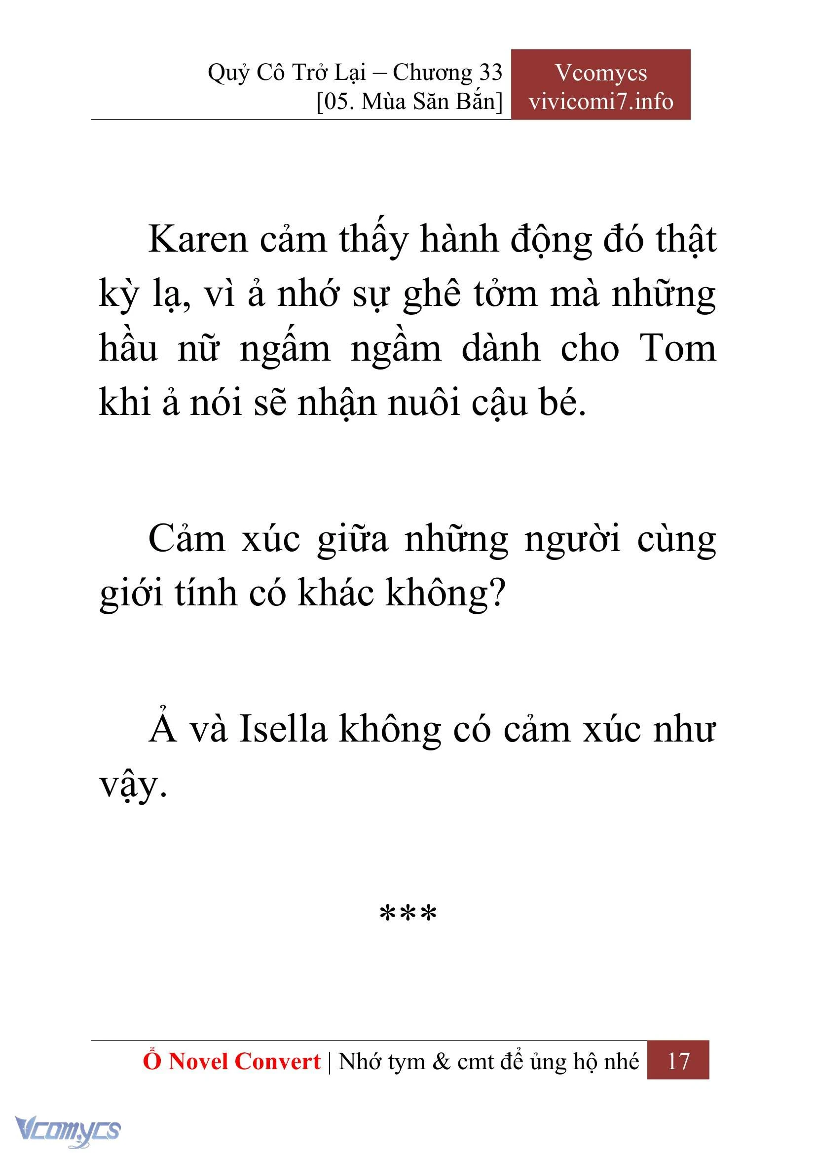 [Novel] Quý Cô Trở Lại Chapter  33 - 19