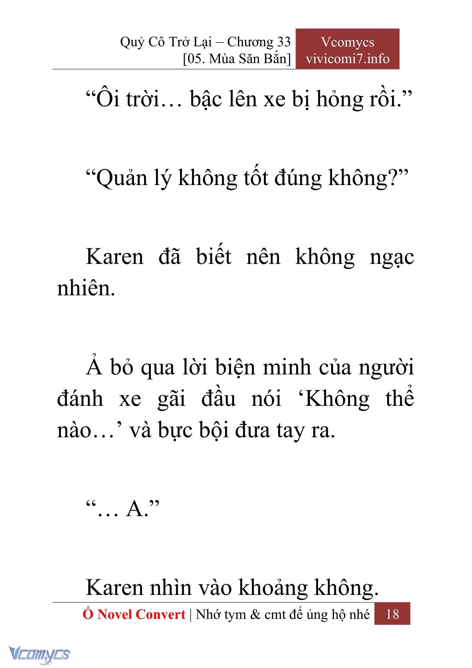 [Novel] Quý Cô Trở Lại Chapter  33 - 20