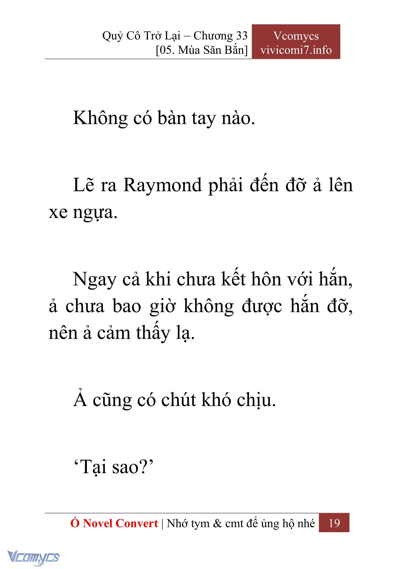 [Novel] Quý Cô Trở Lại Chapter  33 - 21