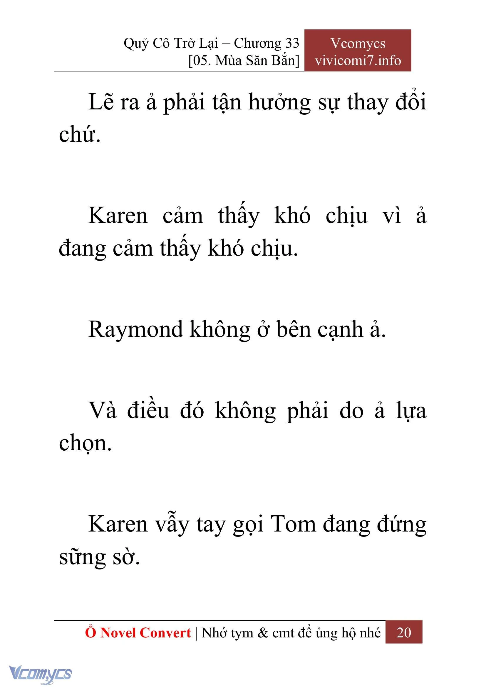 [Novel] Quý Cô Trở Lại Chapter  33 - 22