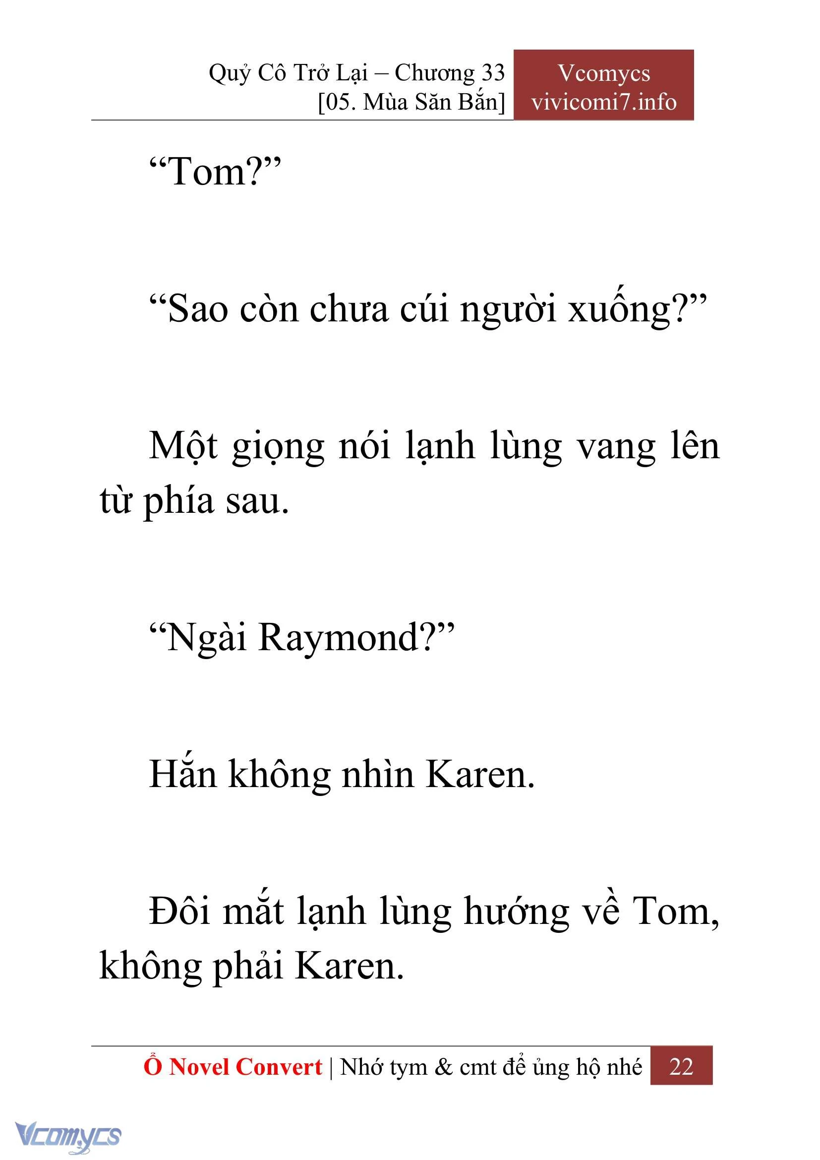 [Novel] Quý Cô Trở Lại Chapter  33 - 24