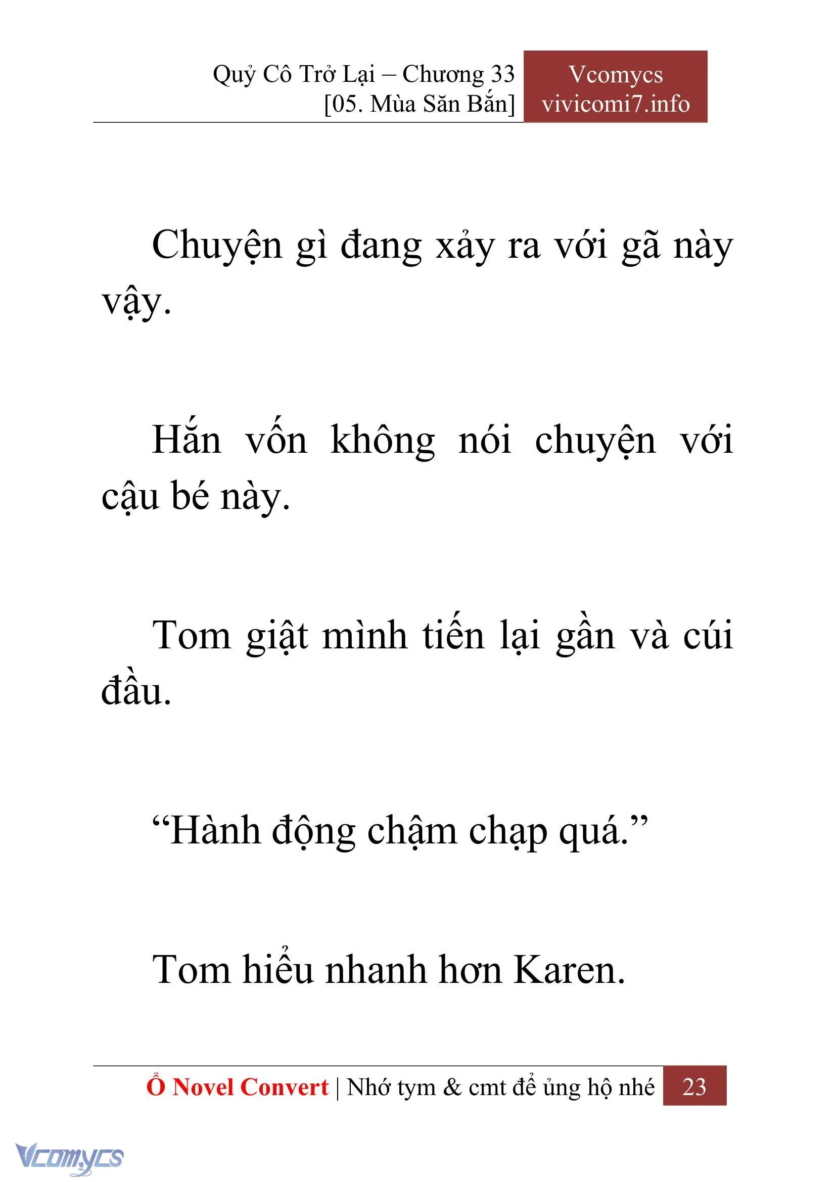 [Novel] Quý Cô Trở Lại Chapter  33 - 25