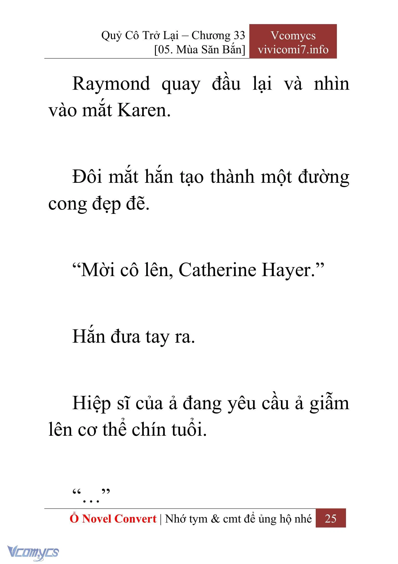 [Novel] Quý Cô Trở Lại Chapter  33 - 27
