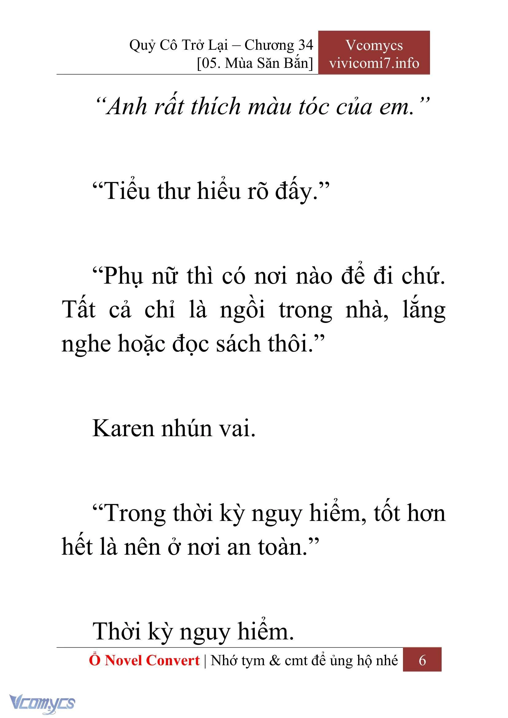 [Novel] Quý Cô Trở Lại Chapter  34 - 8