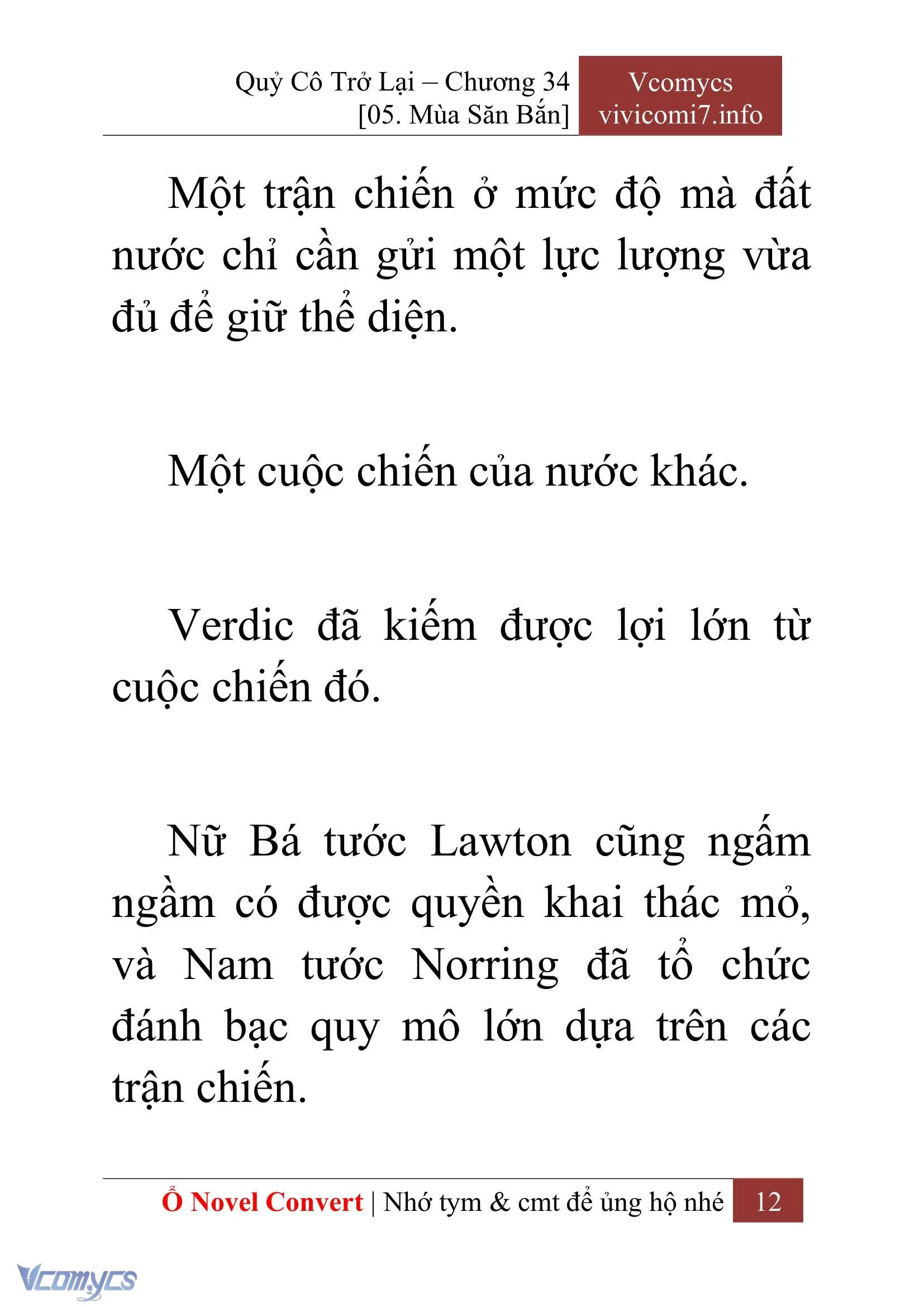 [Novel] Quý Cô Trở Lại Chapter  34 - 14