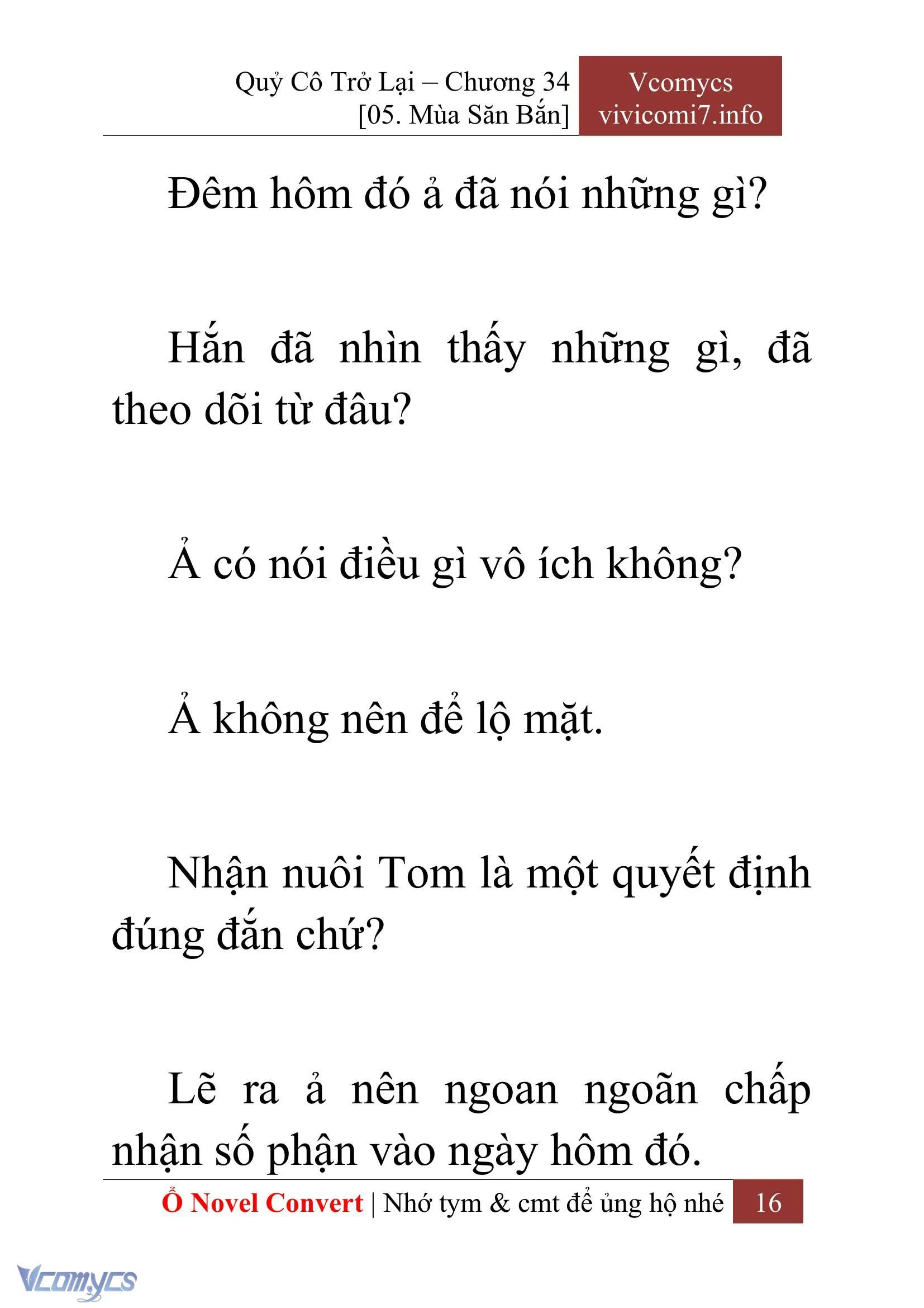 [Novel] Quý Cô Trở Lại Chapter  34 - 18