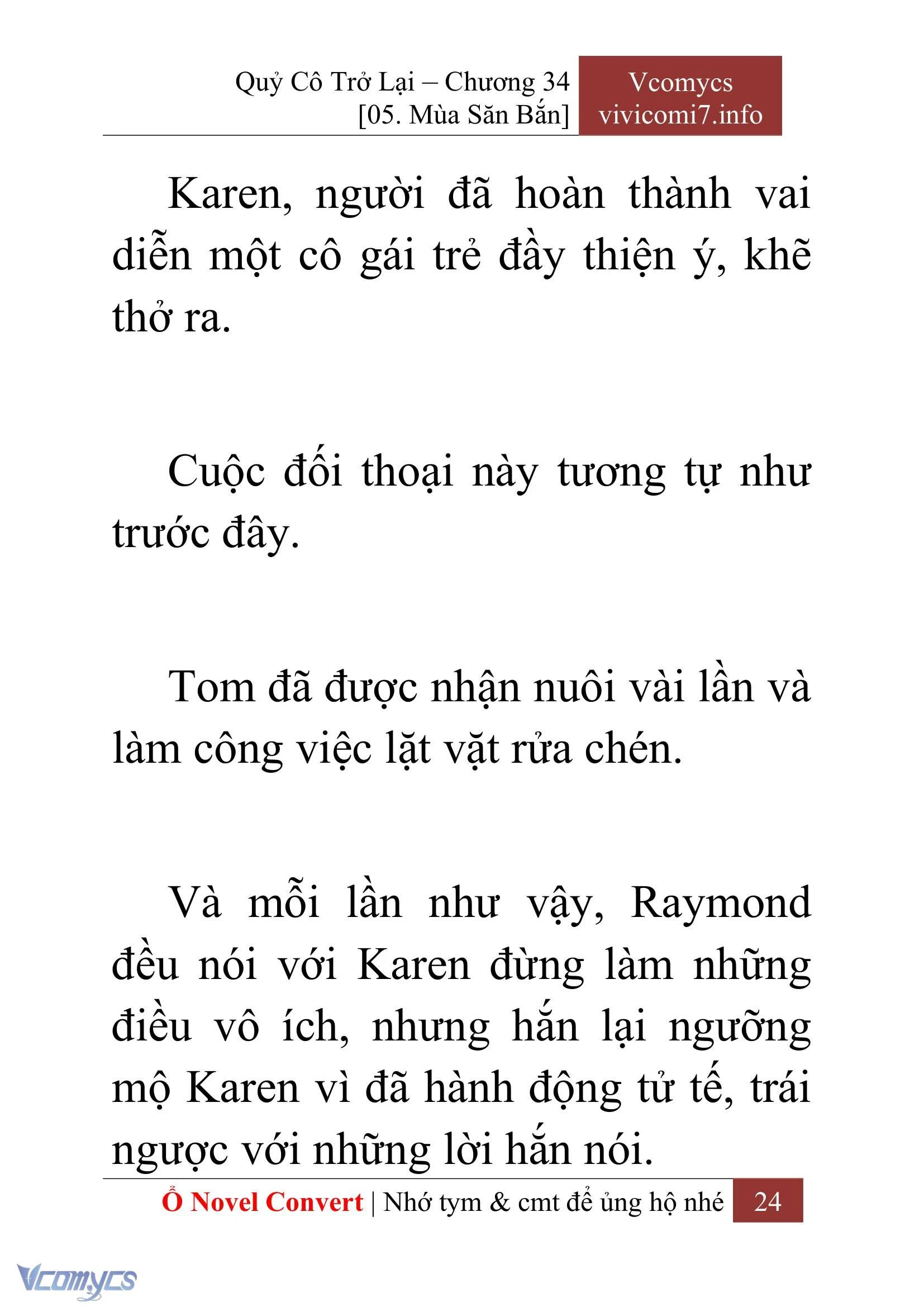[Novel] Quý Cô Trở Lại Chapter  34 - 26