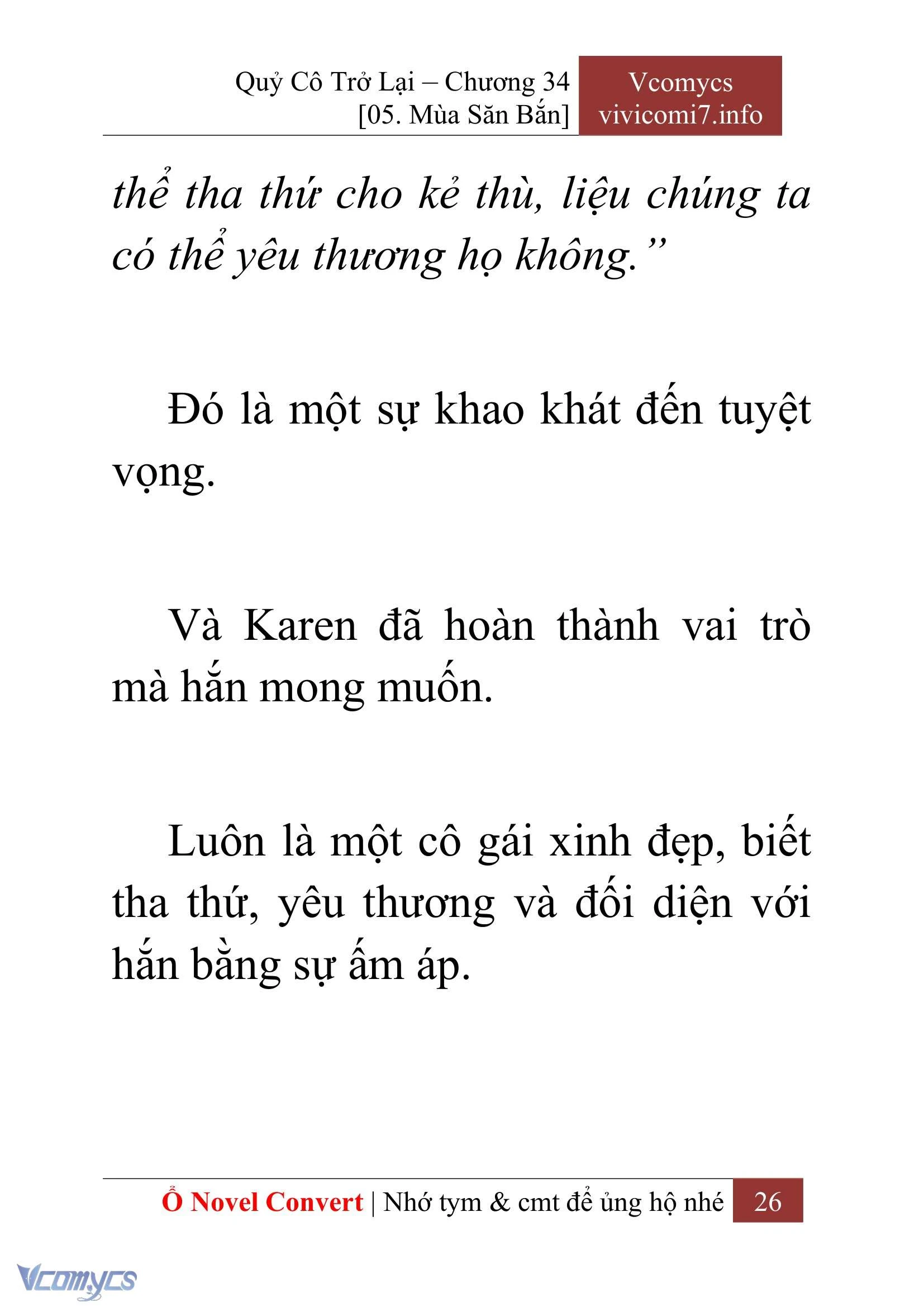 [Novel] Quý Cô Trở Lại Chapter  34 - 28