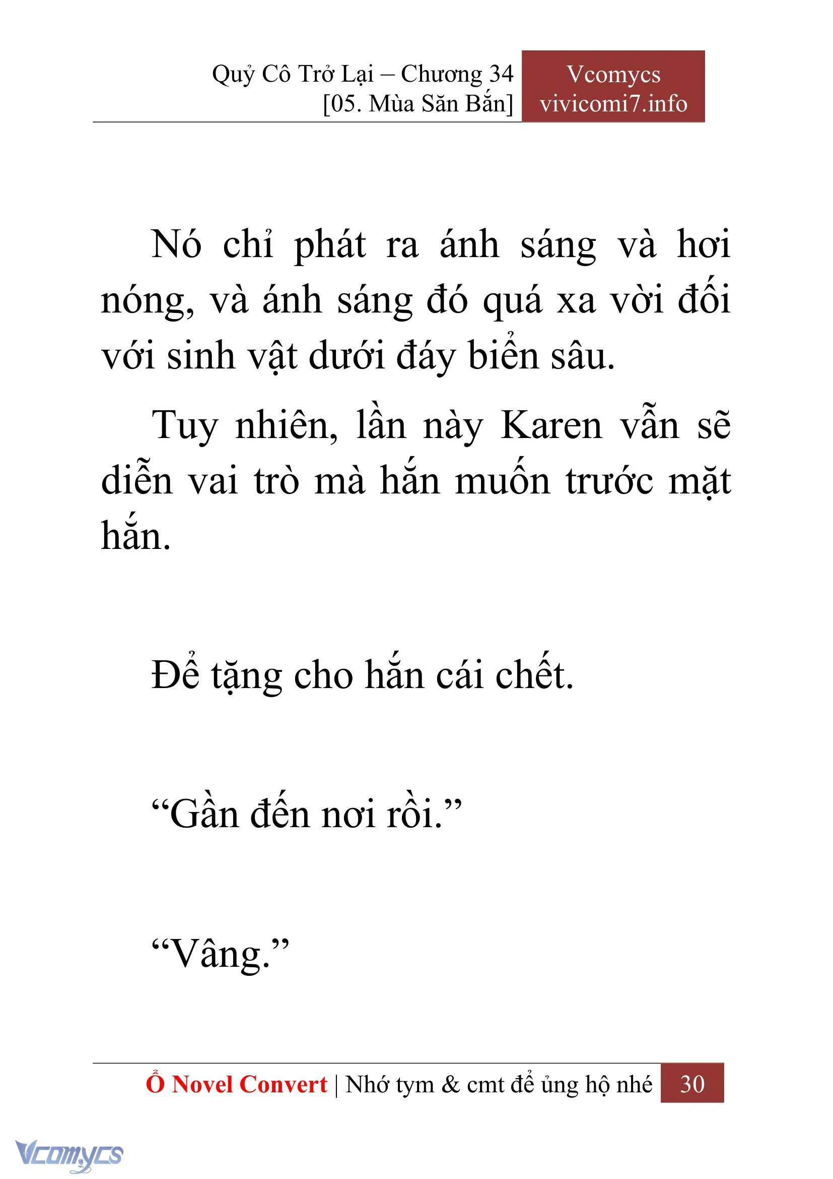 [Novel] Quý Cô Trở Lại Chapter  34 - 32