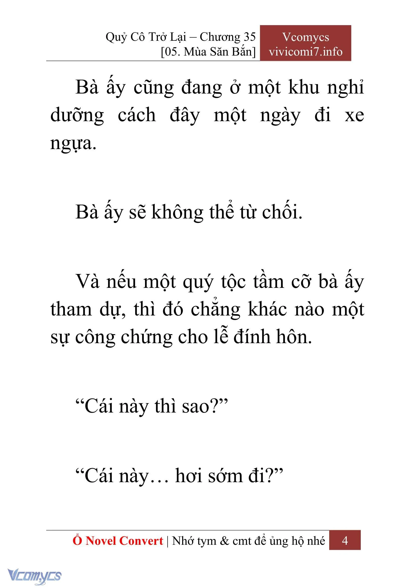 [Novel] Quý Cô Trở Lại Chapter  35 - 6